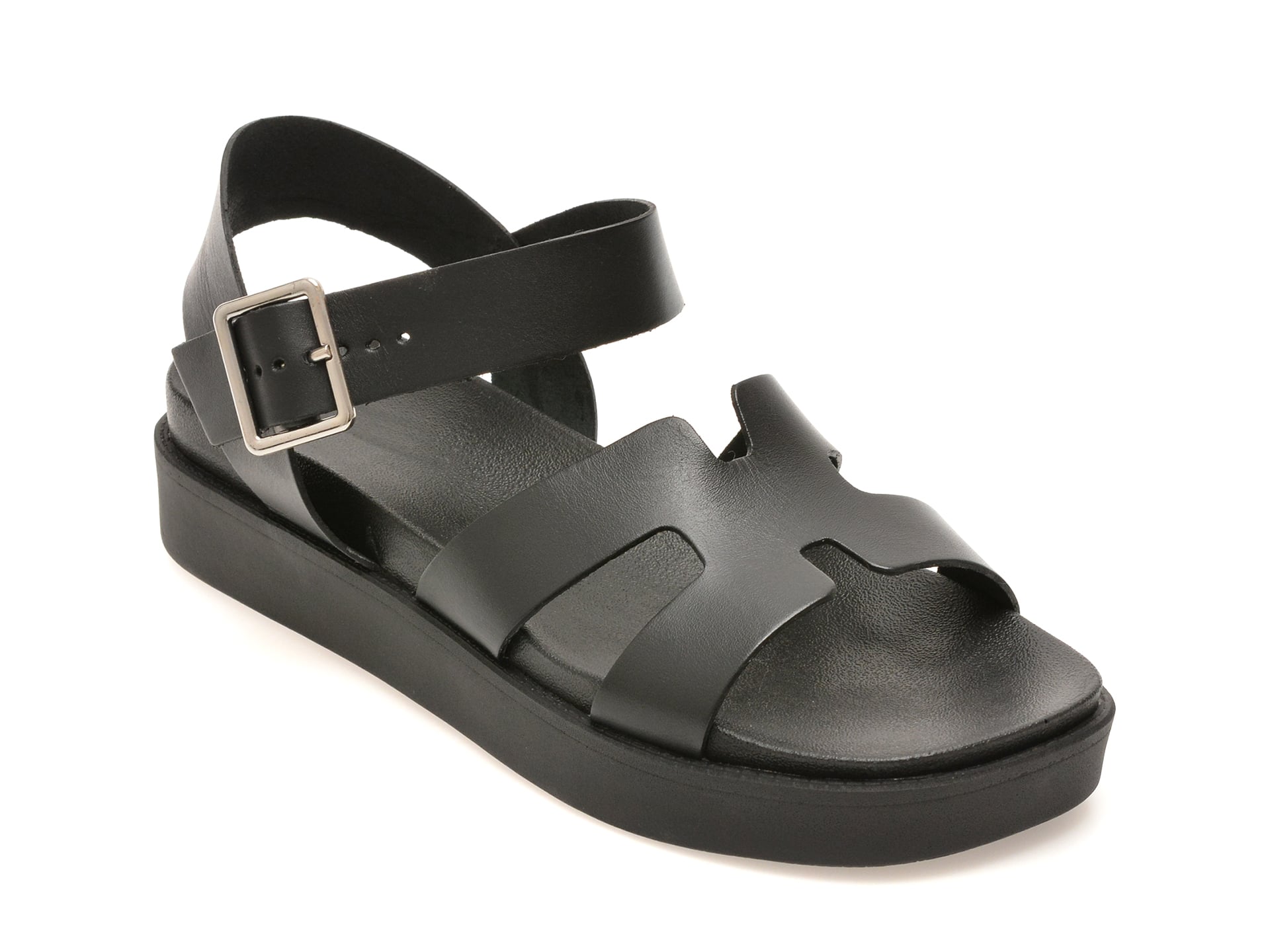 Sandale GRYXX negre, 376203, din piele naturala 1 Sandale GRYXX negre
