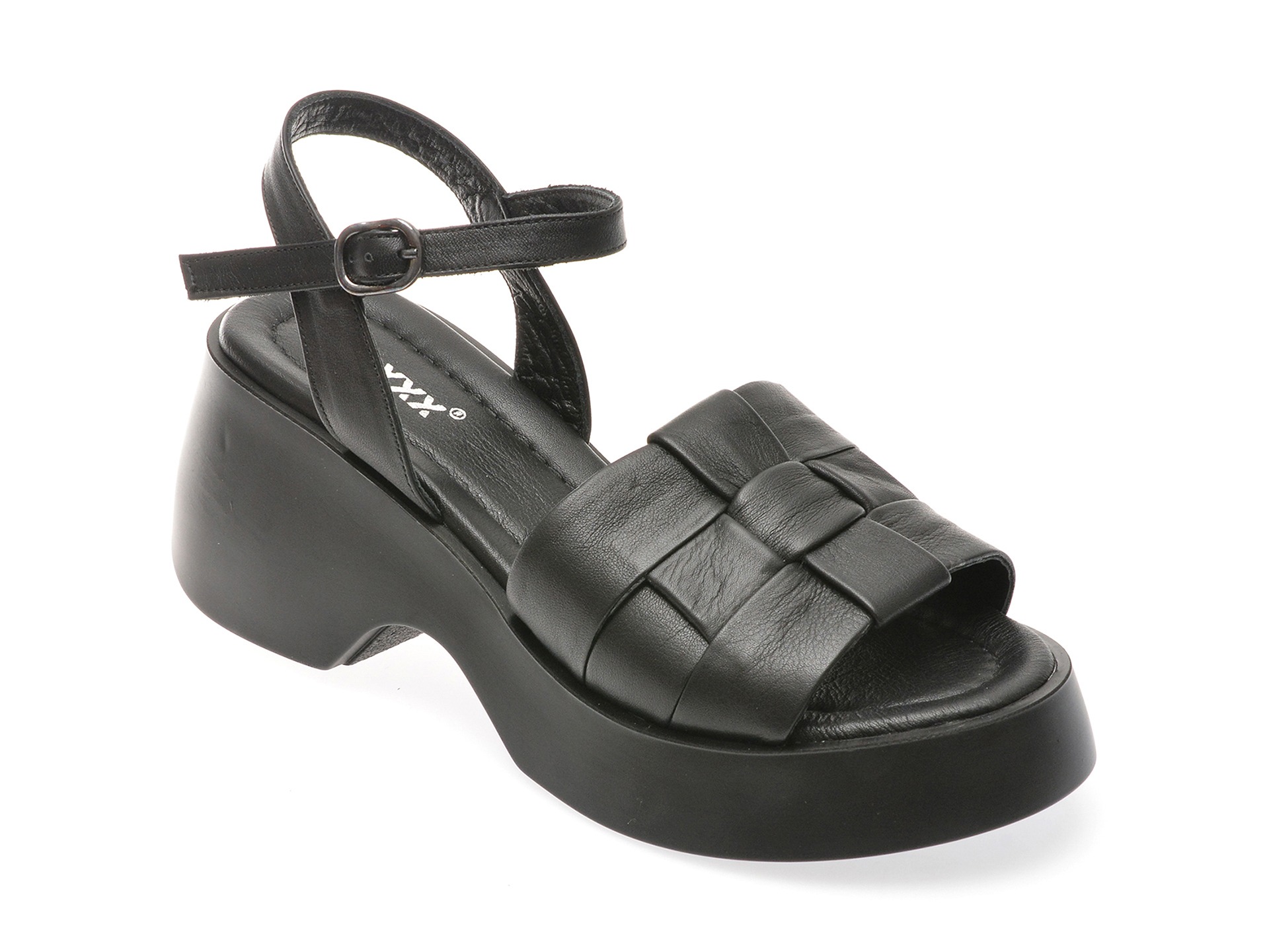 Sandale GRYXX negre, 377200, din piele naturala 1 Sandale GRYXX negre