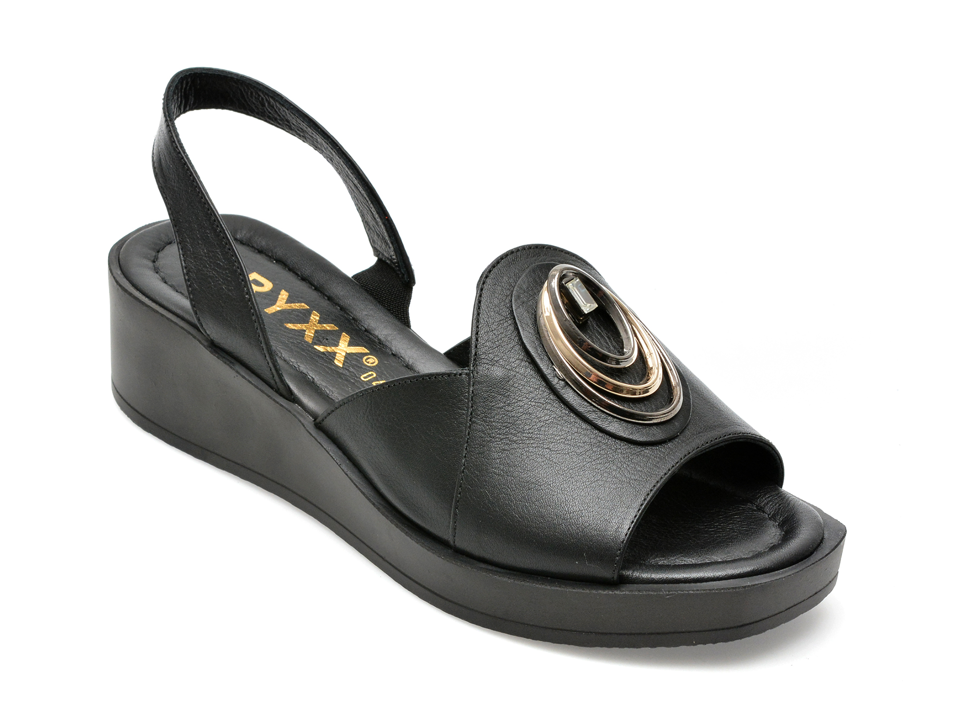 Sandale GRYXX negre, 406083, din piele naturala 1 Sandale GRYXX negre