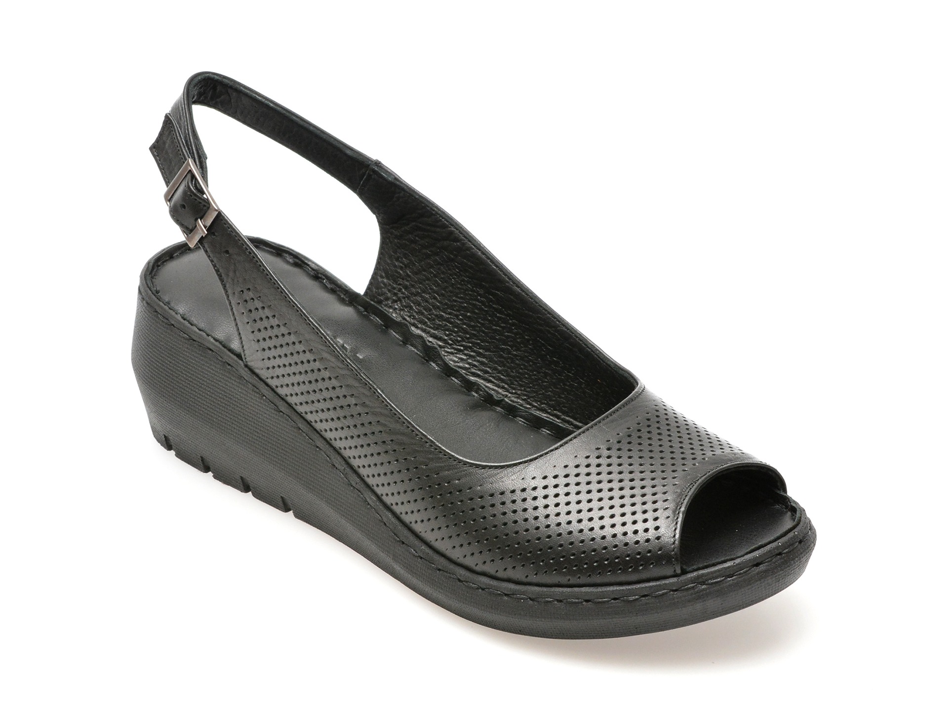 Sandale GRYXX negre, 4606, din piele naturala 1 Sandale GRYXX negre