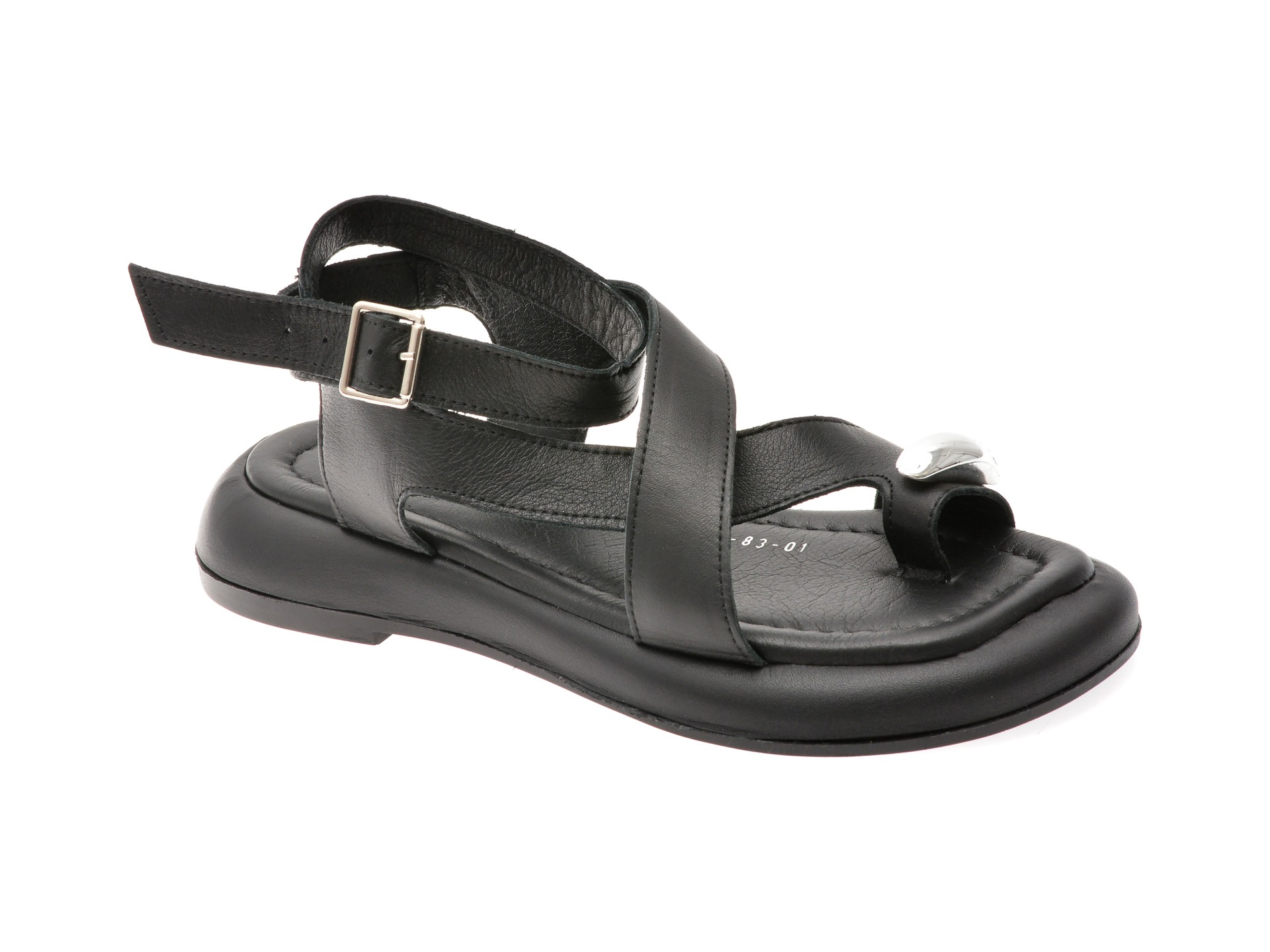 Sandale GRYXX negre, 47183, din piele naturala 1 Sandale GRYXX negre