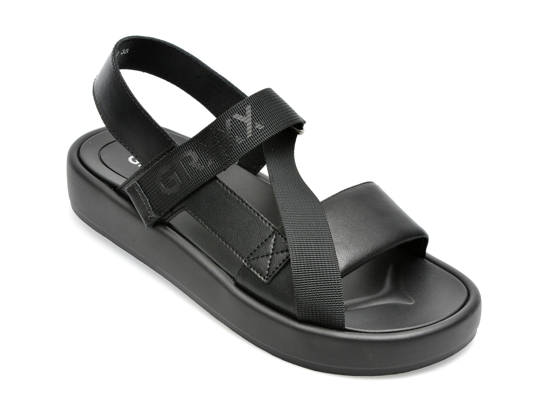 Sandale GRYXX negre, 5007K32, din piele naturala 1 Sandale GRYXX negre