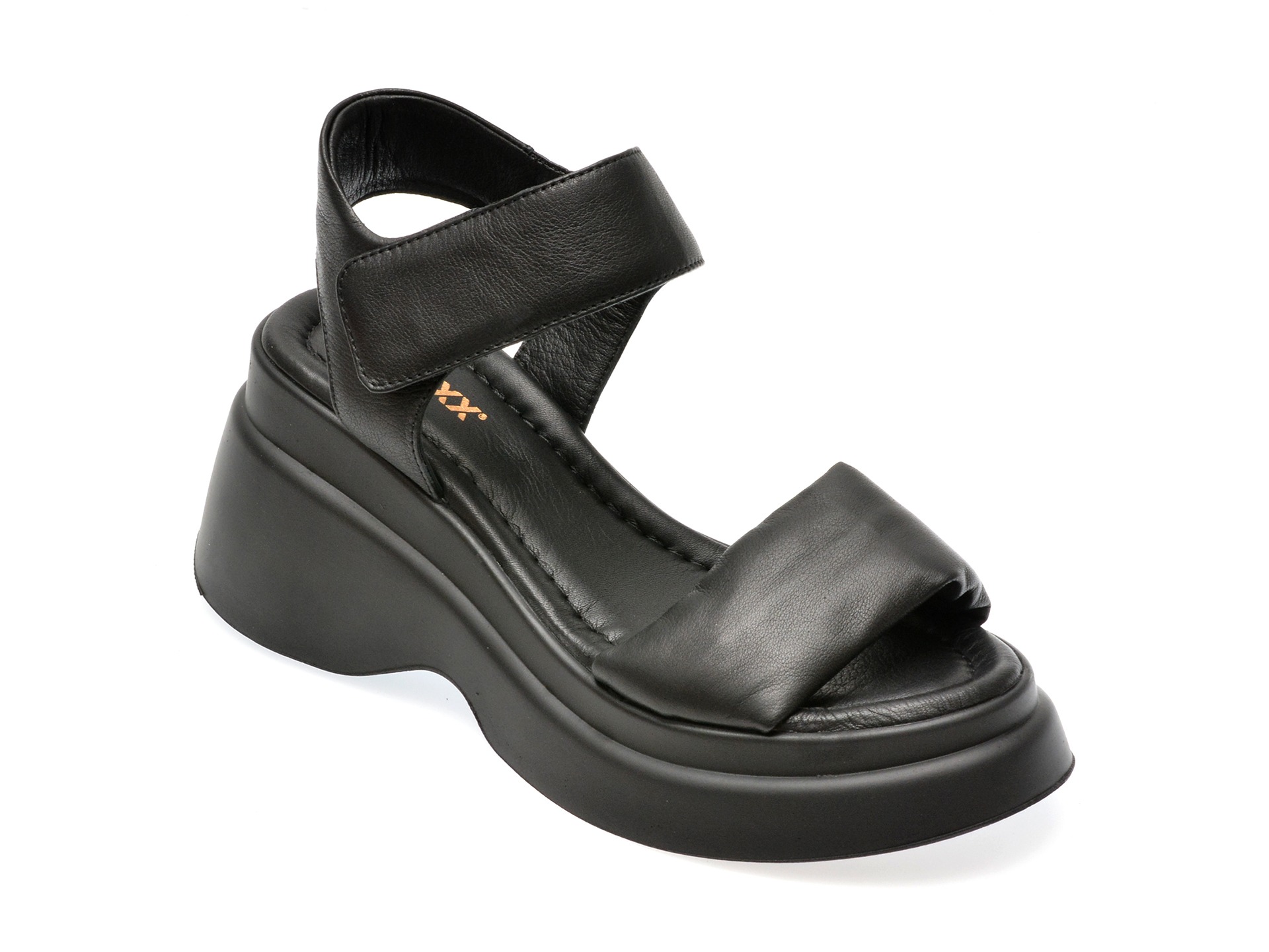 Sandale GRYXX negre, 5009991, din piele naturala 1 Sandale GRYXX negre