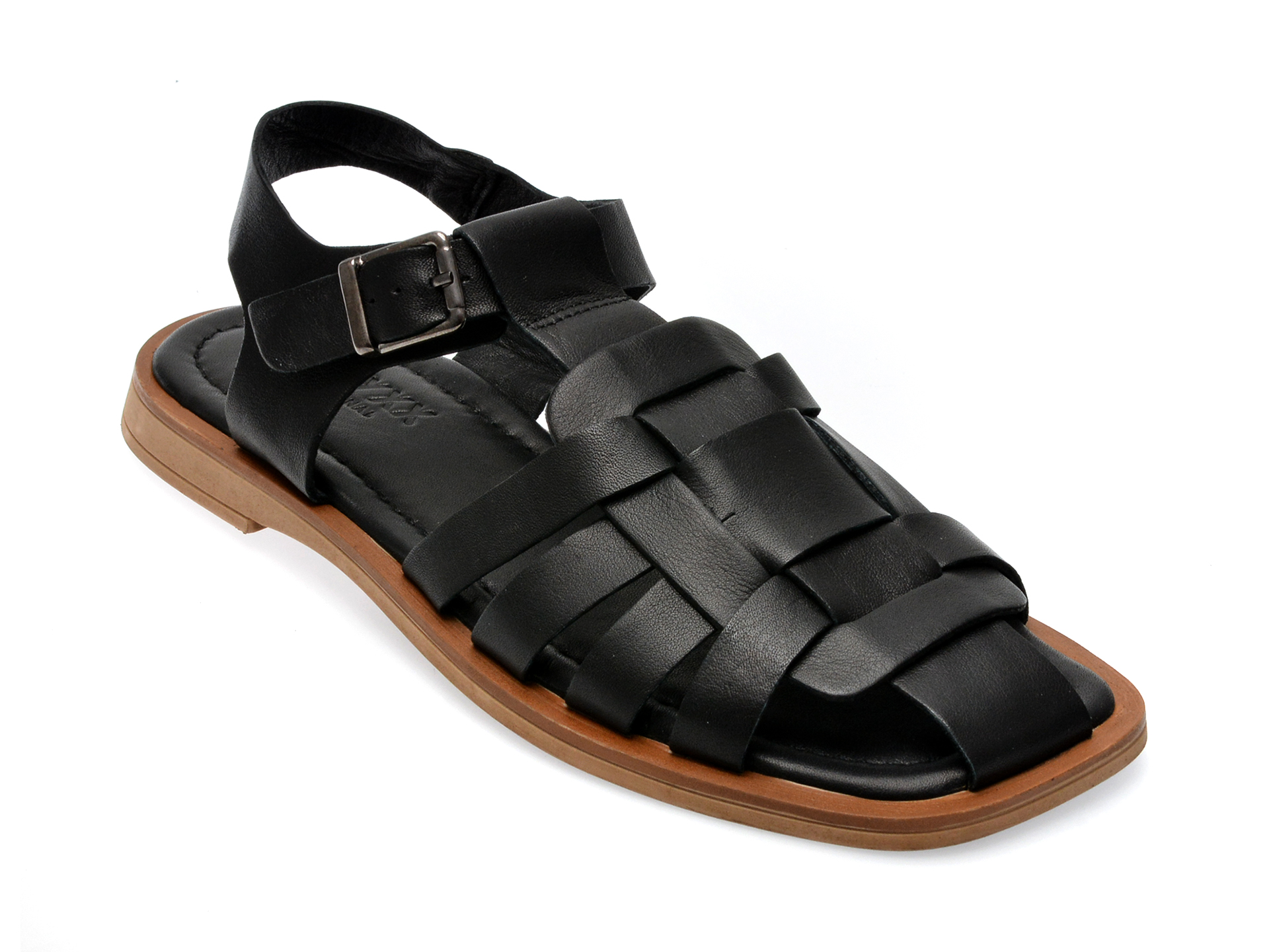 Sandale GRYXX negre, 52, din piele naturala 1 Sandale GRYXX negre