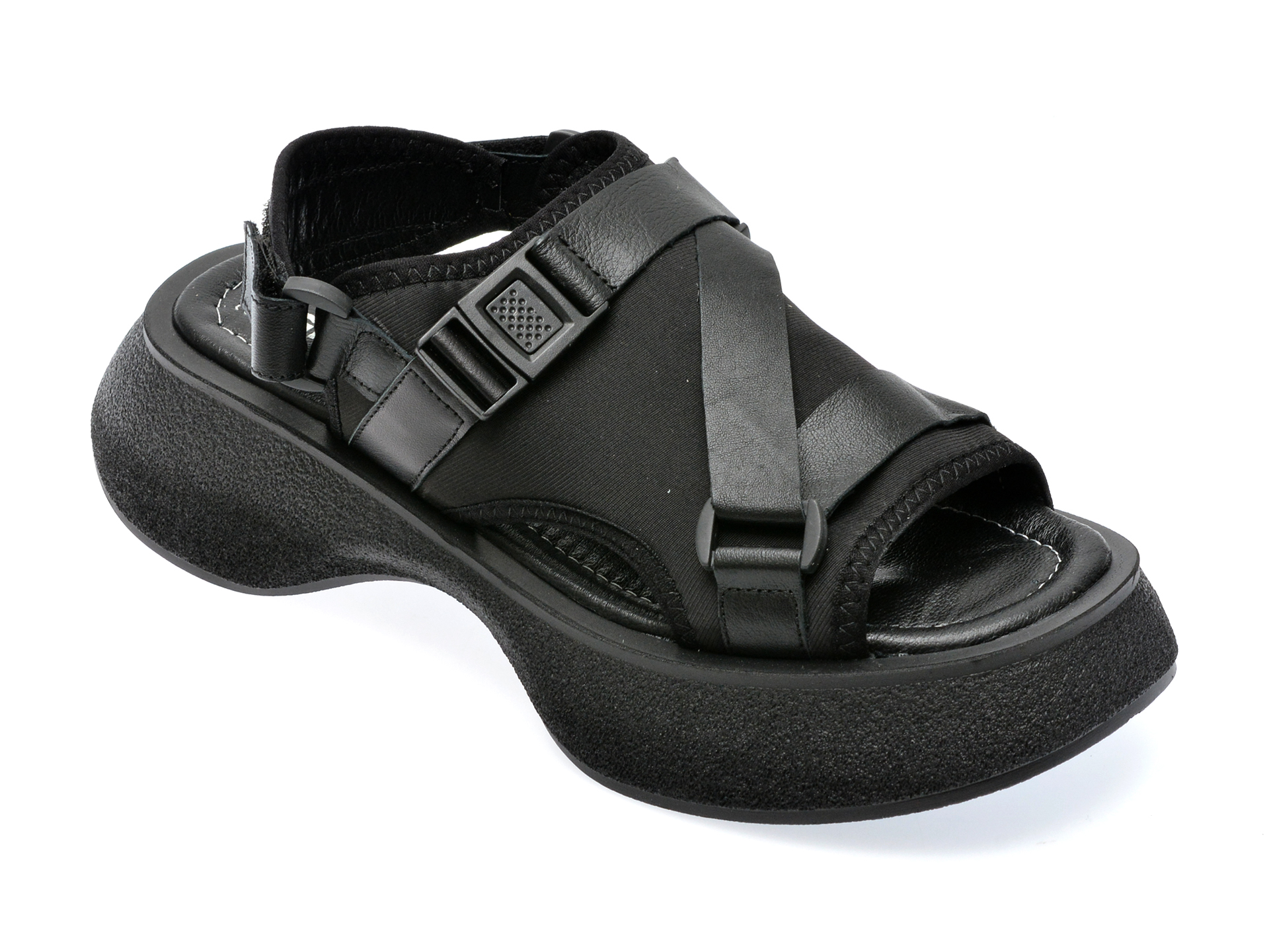 Sandale GRYXX negre, 532355, din material textil 1 Sandale GRYXX negre