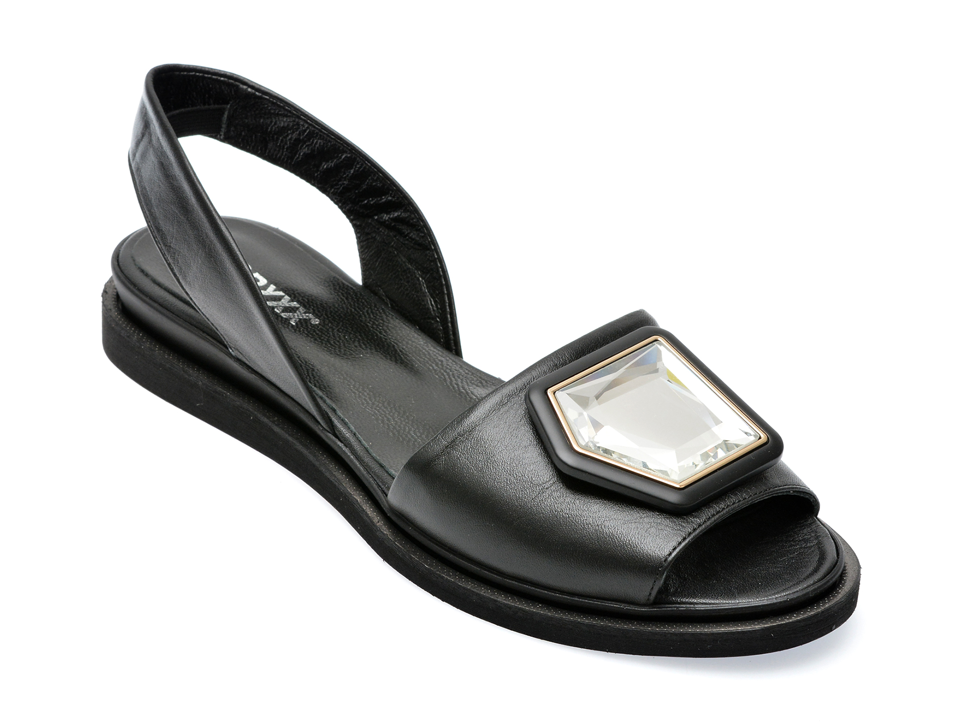 Sandale GRYXX negre, 552030, din piele naturala 1 Sandale GRYXX negre