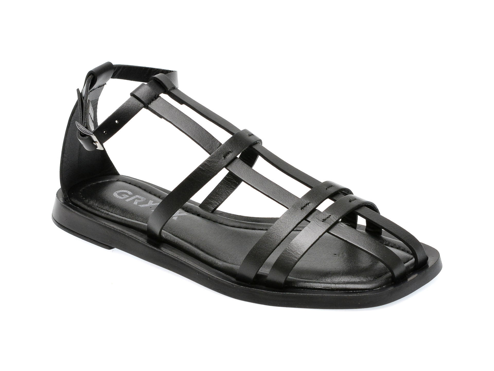 Sandale GRYXX negre, 57183, din piele naturala 1 Sandale GRYXX negre
