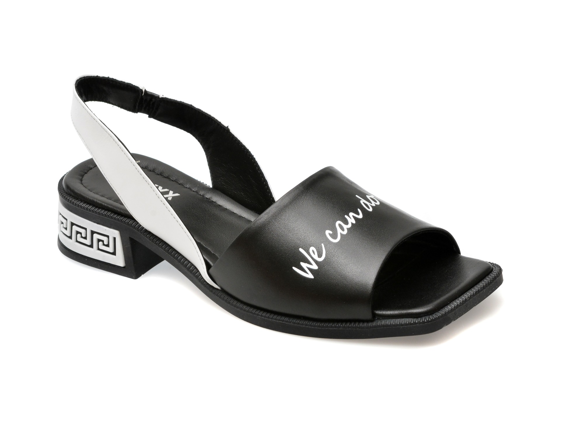 Sandale GRYXX negre, 609108, din piele naturala 1 Sandale GRYXX negre