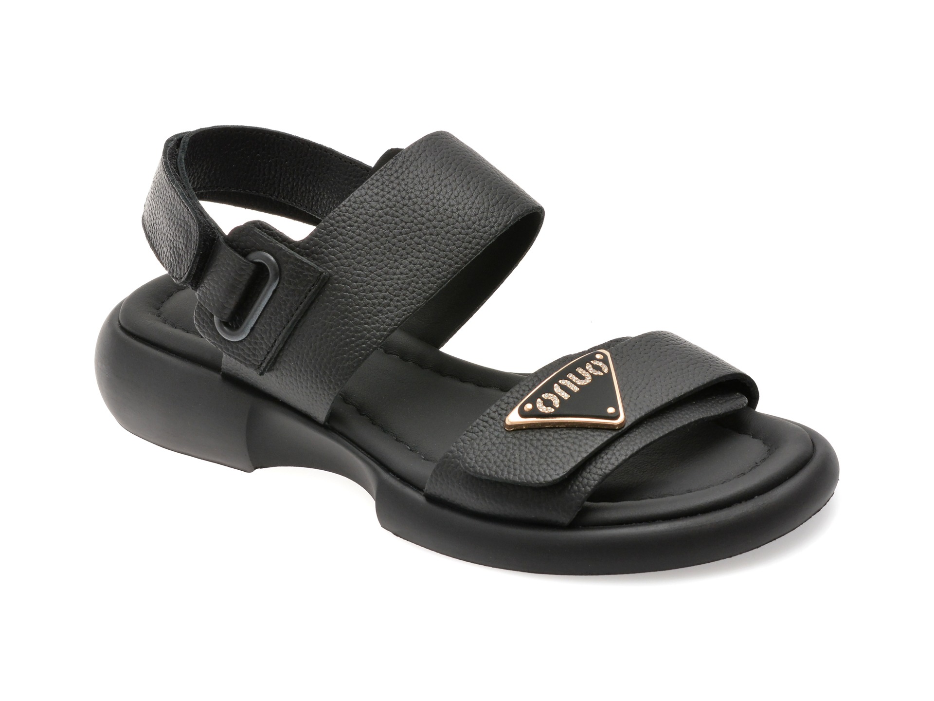 Sandale GRYXX negre, 734017, din piele naturala 1 Sandale GRYXX negre