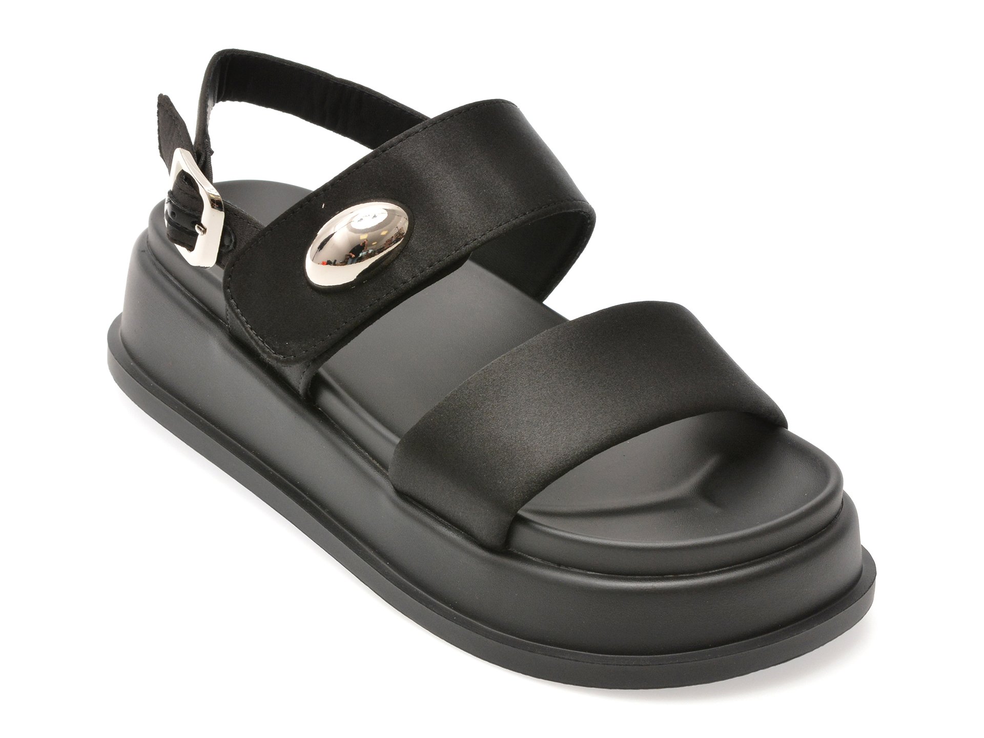 Sandale GRYXX negre, 790, din material textil 1 Sandale GRYXX negre