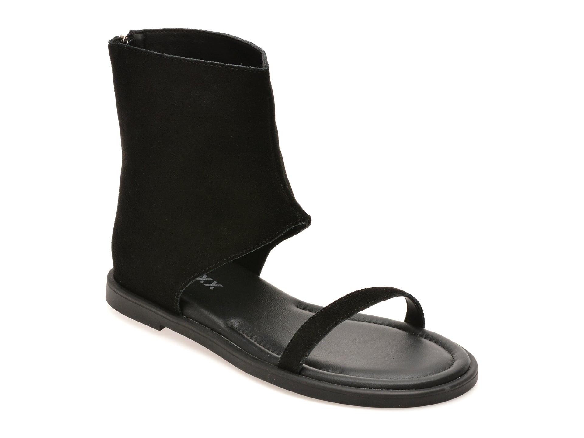 Sandale GRYXX negre, 9192, din piele intoarsa 1 Sandale GRYXX negre