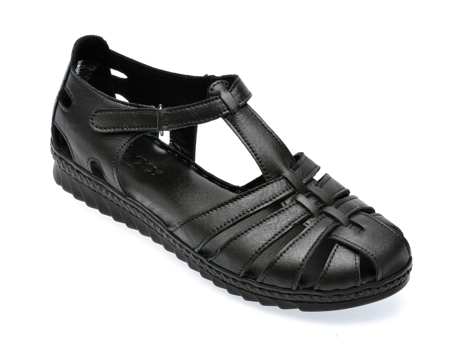 Sandale GRYXX negri, 89, din piele naturala 1 Sandale GRYXX negri