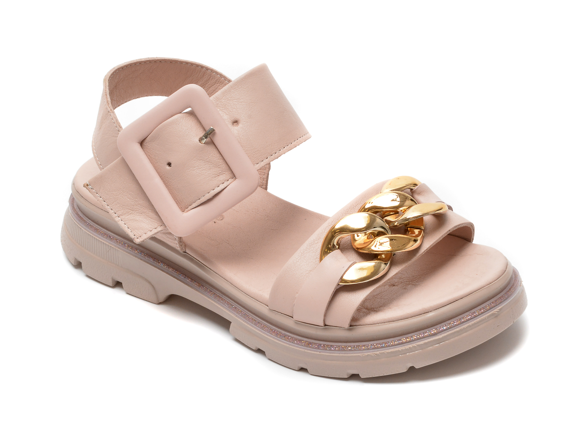 Sandale GRYXX nude, 130003, din piele naturala 1 Sandale GRYXX nude