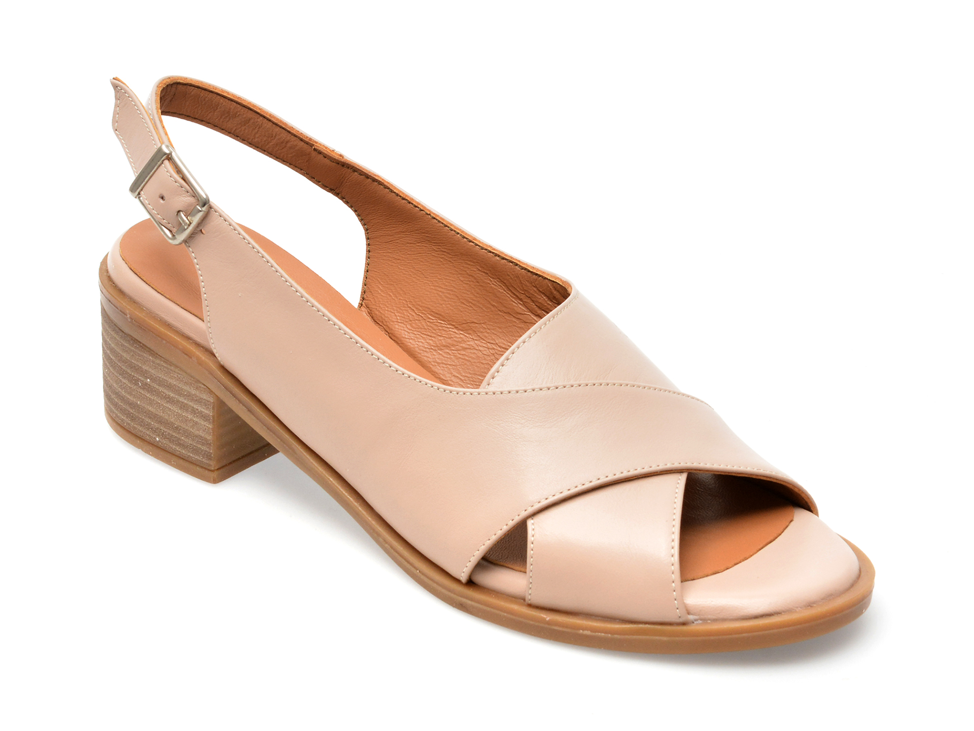 Sandale GRYXX nude, 22606, din piele naturala 1 Sandale GRYXX nude