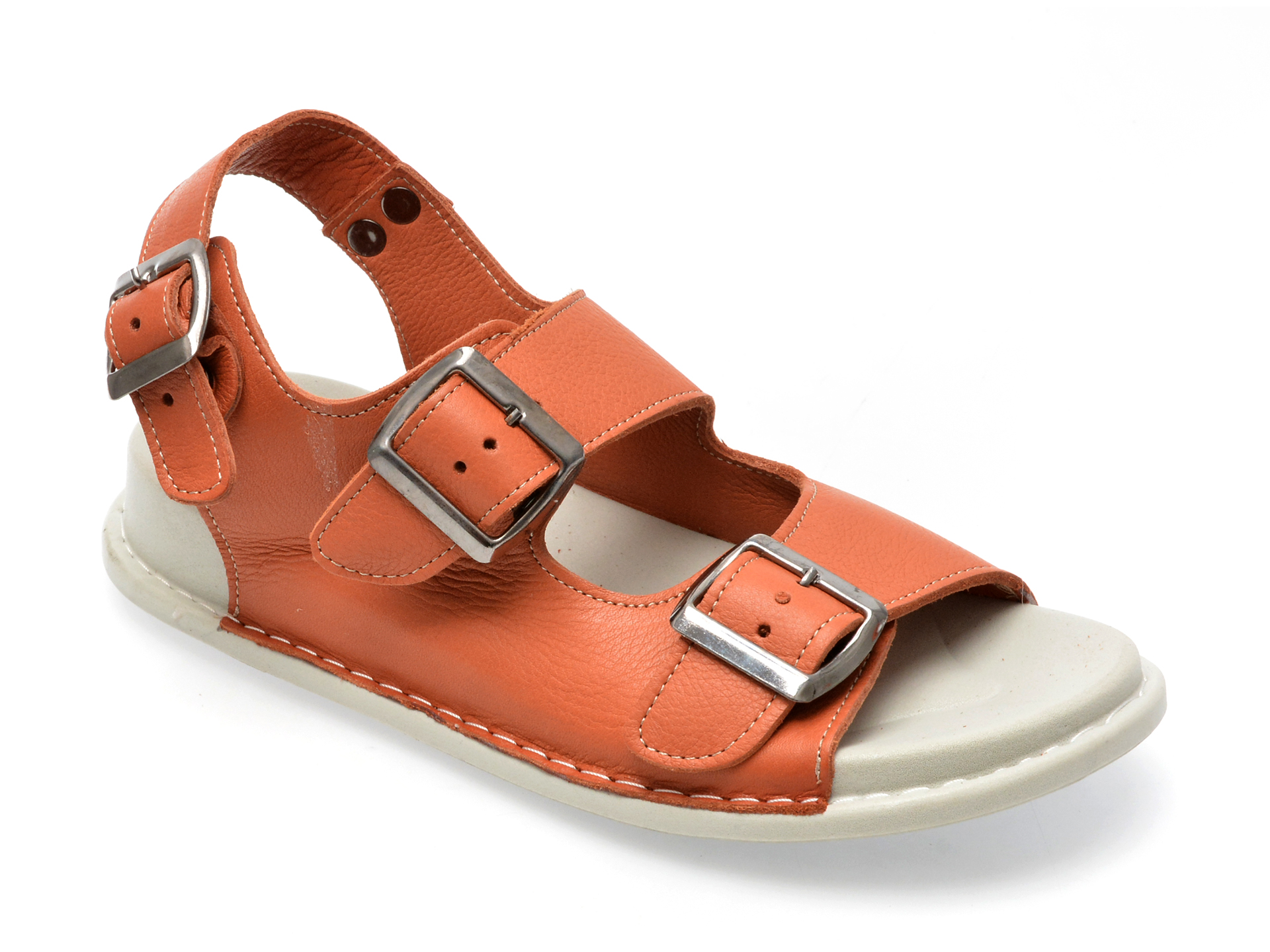 Sandale GRYXX portocalii, 3372023, din piele naturala 1 Sandale GRYXX portocalii