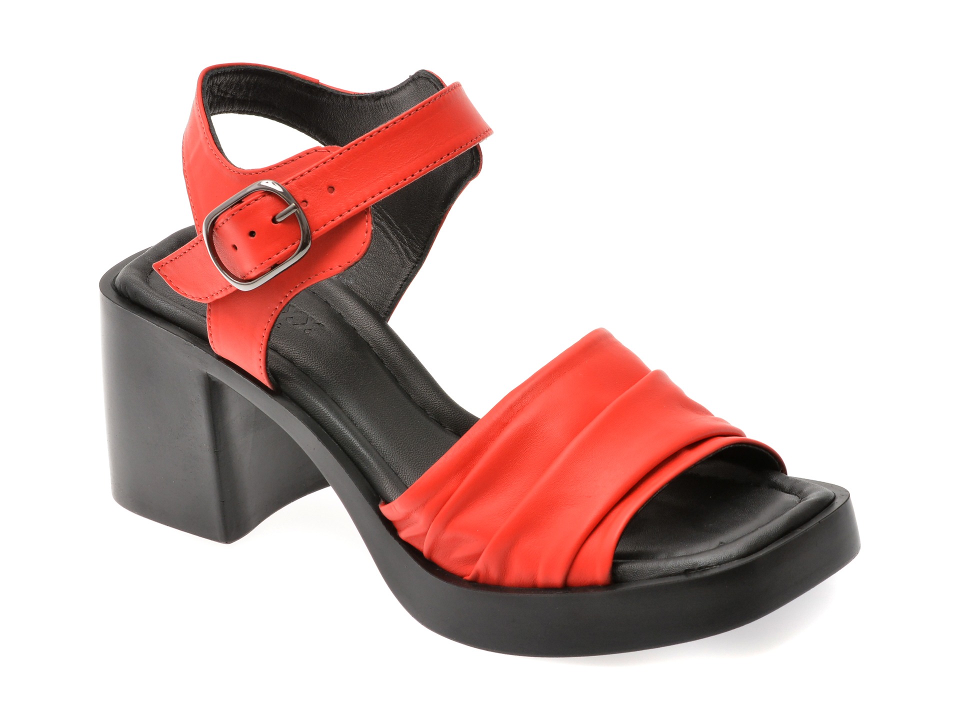 Sandale GRYXX rosii, 1914117, din piele naturala 1 Sandale GRYXX rosii