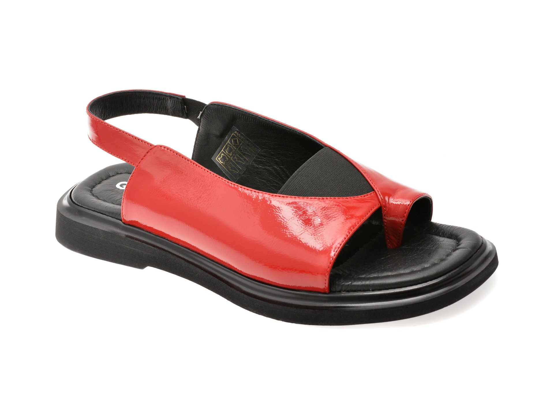 Sandale GRYXX rosii, 341123, din piele naturala lacuita 1 Sandale GRYXX rosii