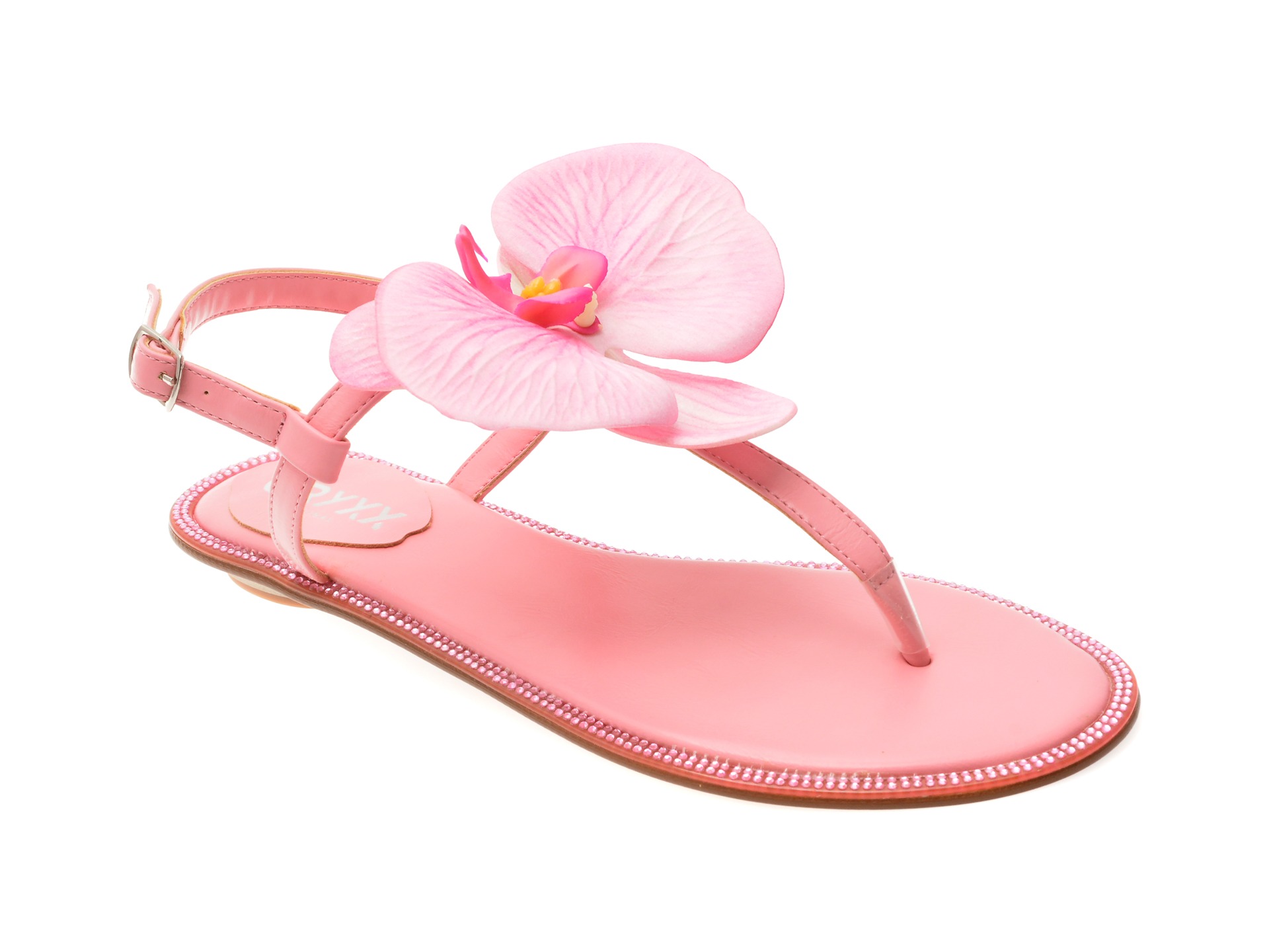 Sandale GRYXX roz, 1R13, din piele ecologica 1 Sandale GRYXX roz