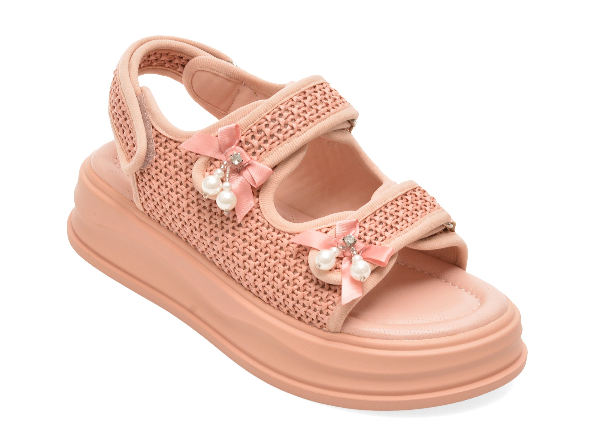 Sandale GRYXX roz, 7163, din piele ecologica 1 Sandale GRYXX roz