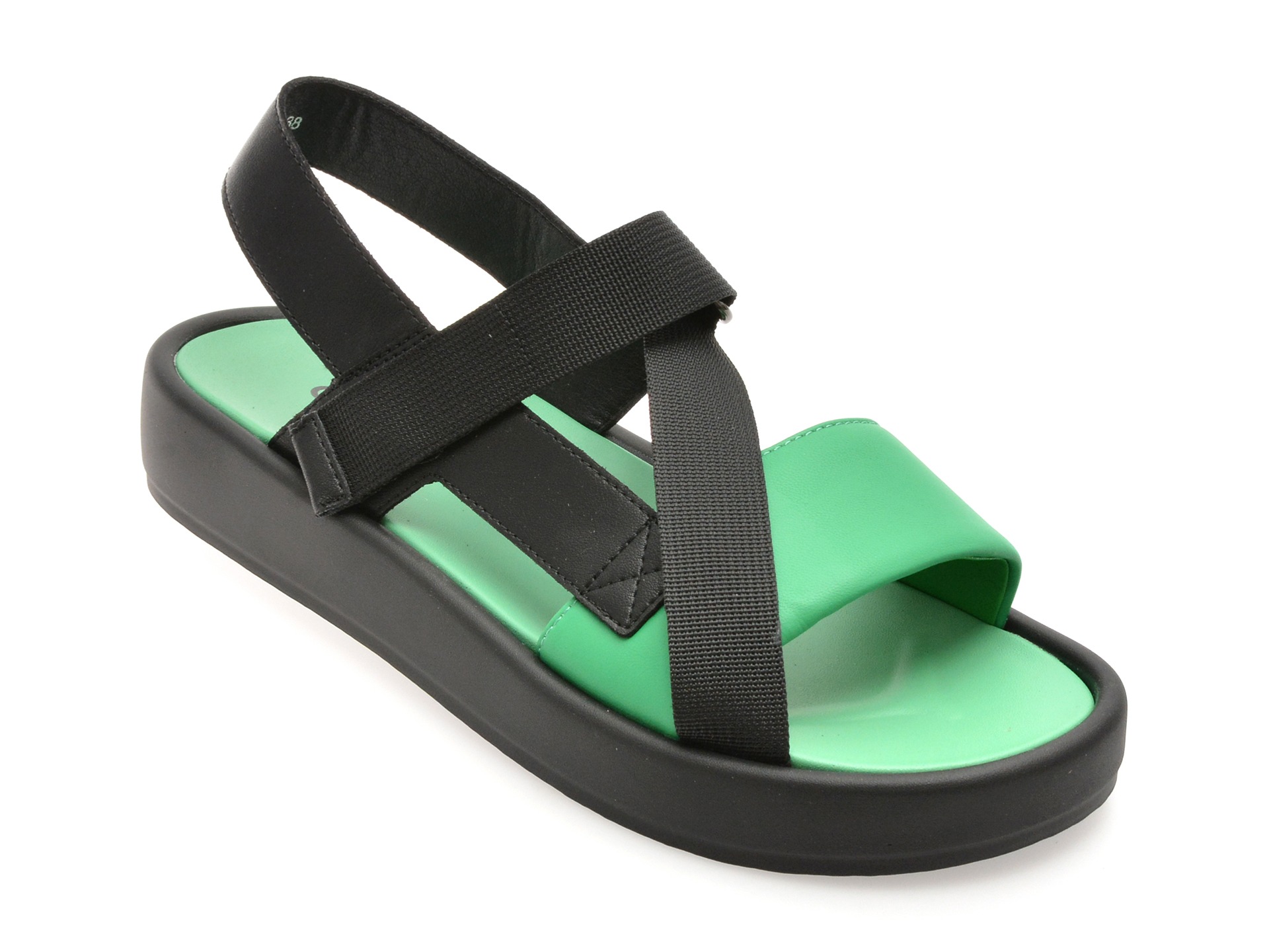 Sandale GRYXX verzi, 5007, din piele naturala 1 Sandale GRYXX verzi