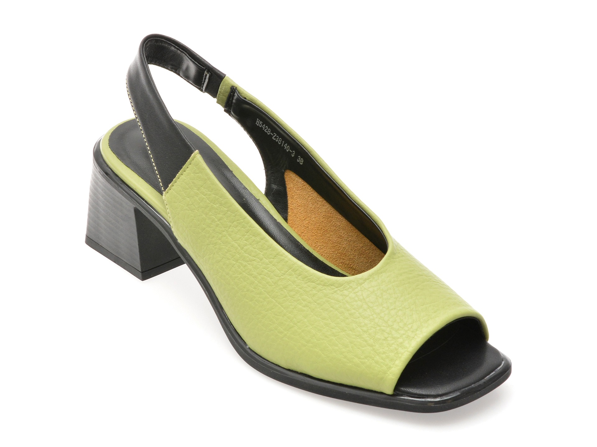 Sandale GRYXX verzi, 5428, din piele naturala 1 Sandale GRYXX verzi