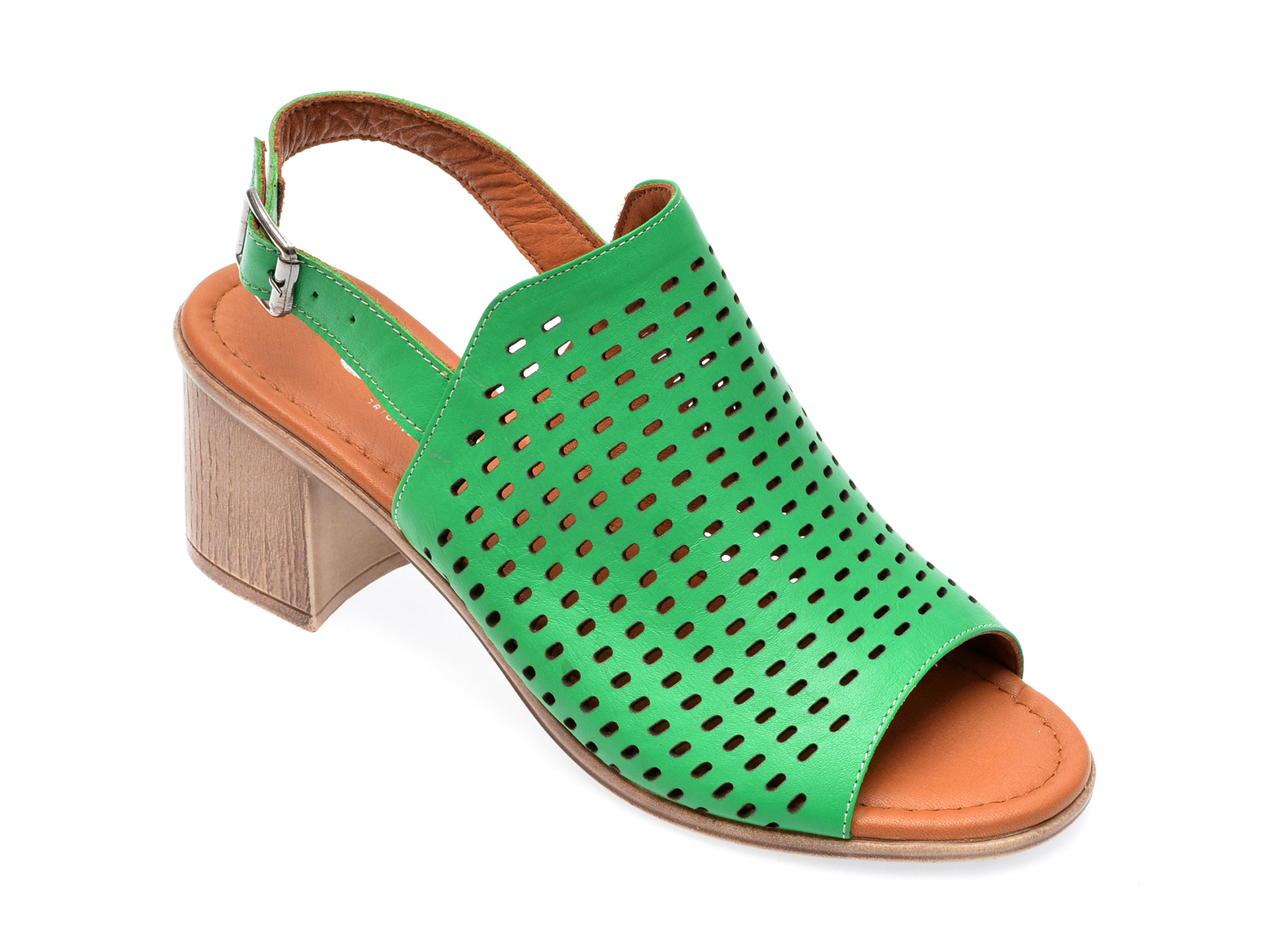 Sandale GRYXX verzi, 6010, din piele naturala 1 Sandale GRYXX verzi