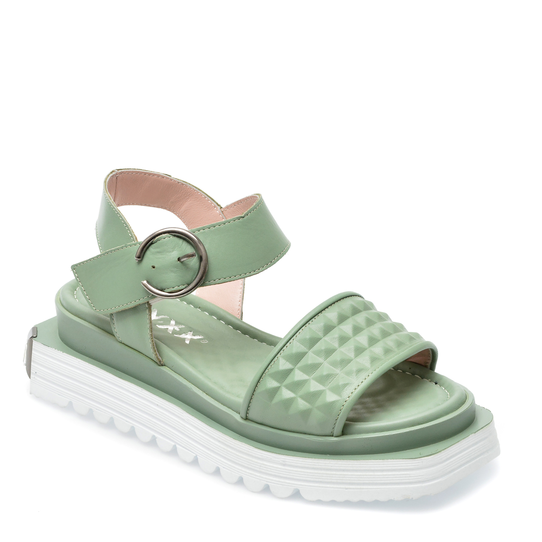 Sandale GRYXX verzi, 8367, din piele naturala 1 Sandale GRYXX verzi