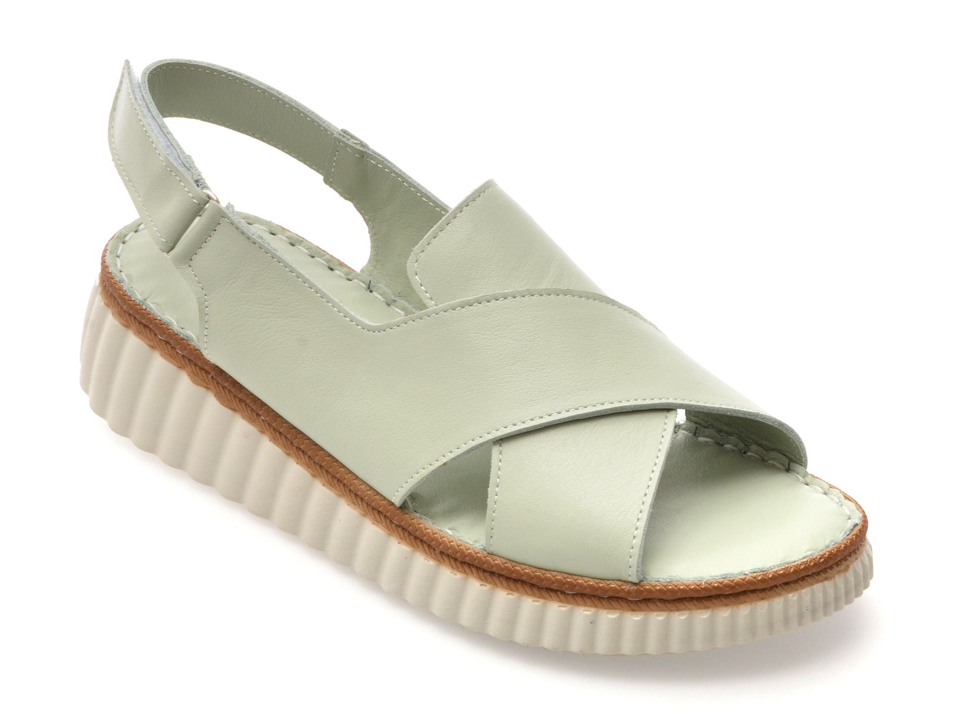 Sandale GRYXX verzi, CS3205, din piele naturala 1 Sandale GRYXX verzi