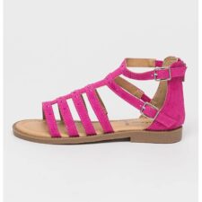 Sandale Gladiator de piele intoarsa sintetica