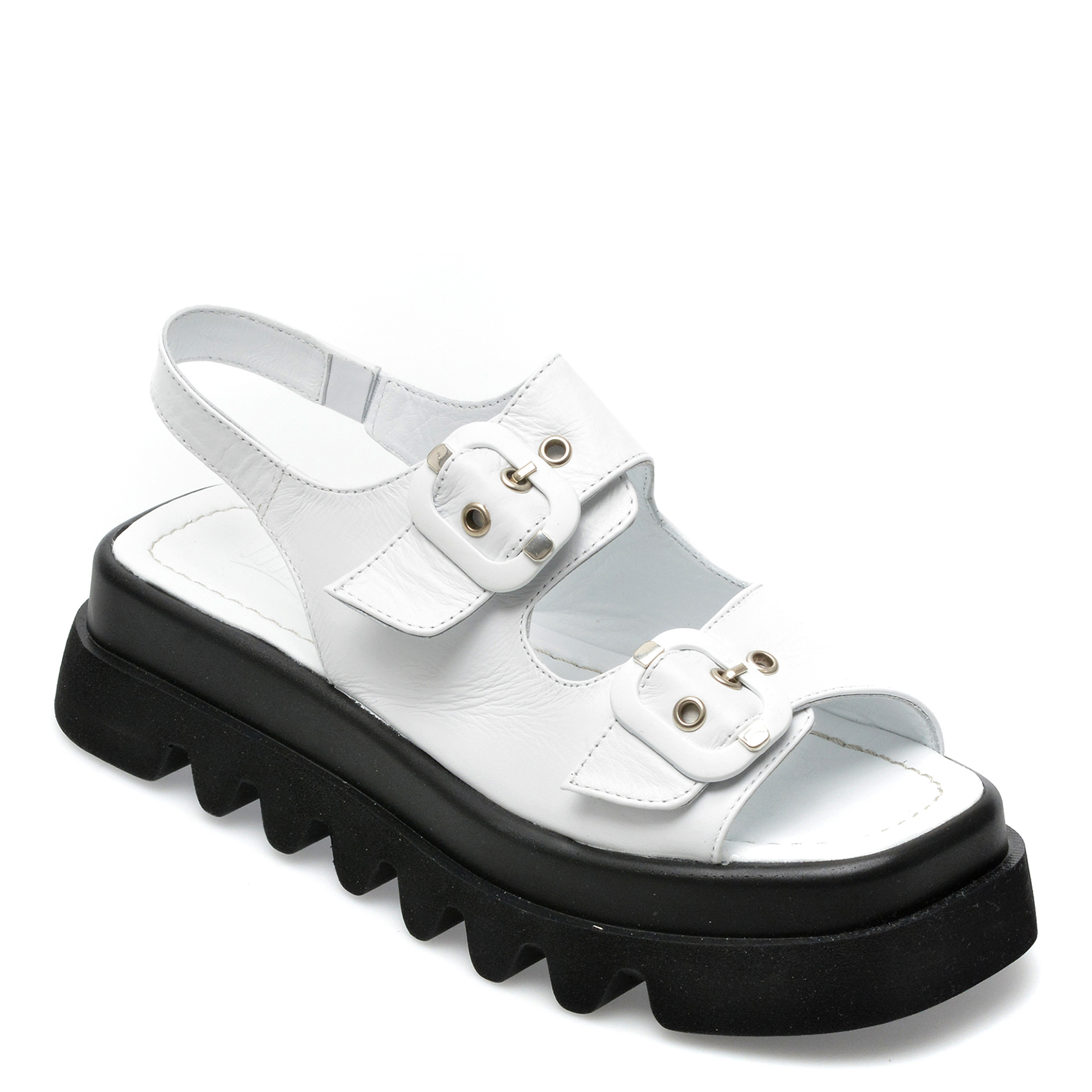 Sandale IMAGE albe, 21831, din piele naturala 1 Sandale IMAGE albe