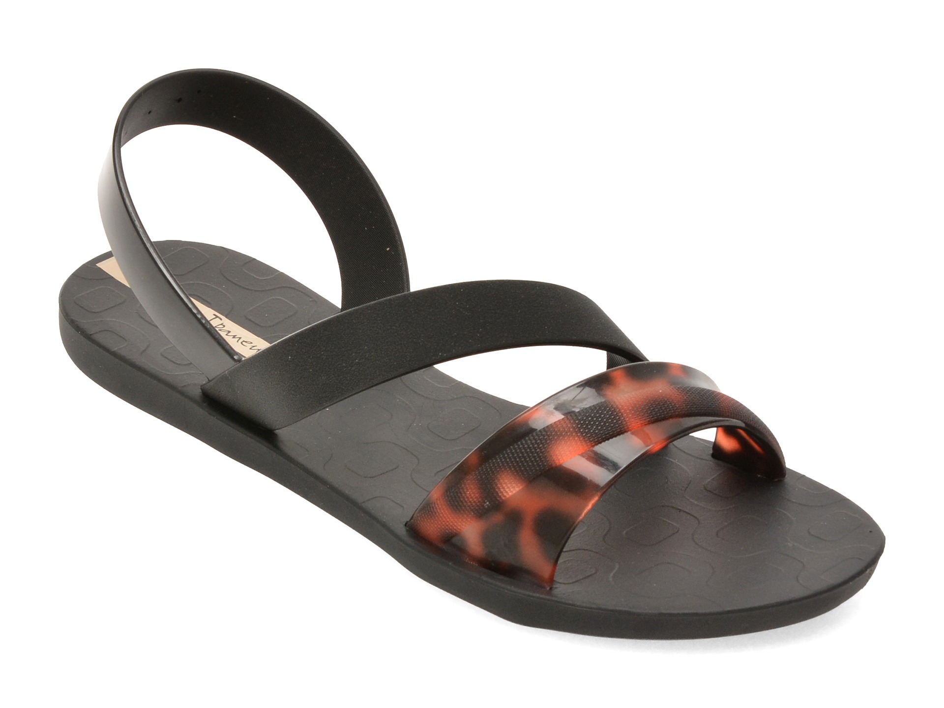 Sandale IPANEMA negre, VIBRANT, din pvc 1 Sandale IPANEMA negre