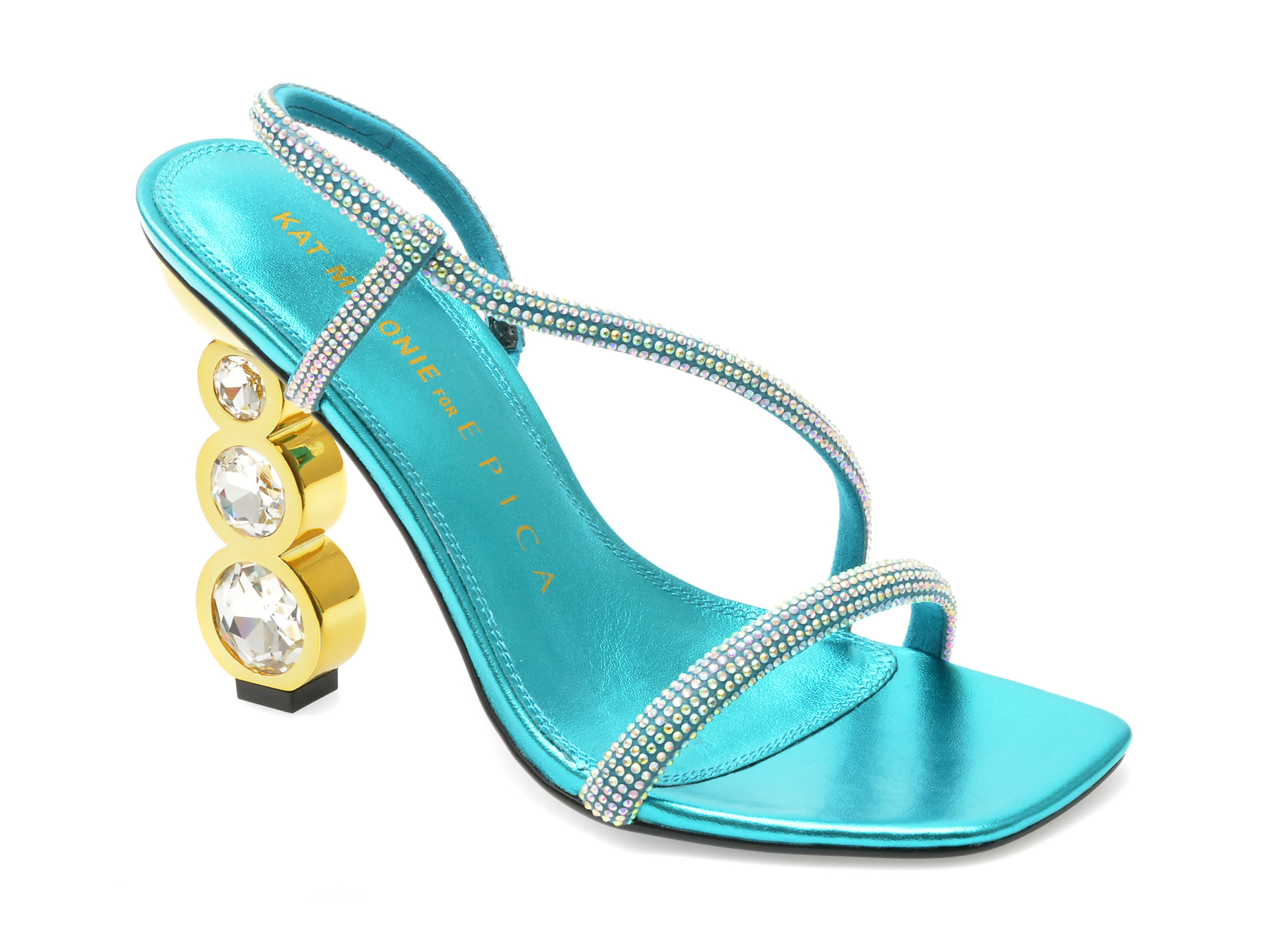 Sandale KAT MACONIE FOR EPICA albastre, KABITA, din piele naturala 1 Sandale KAT MACONIE FOR EPICA albastre