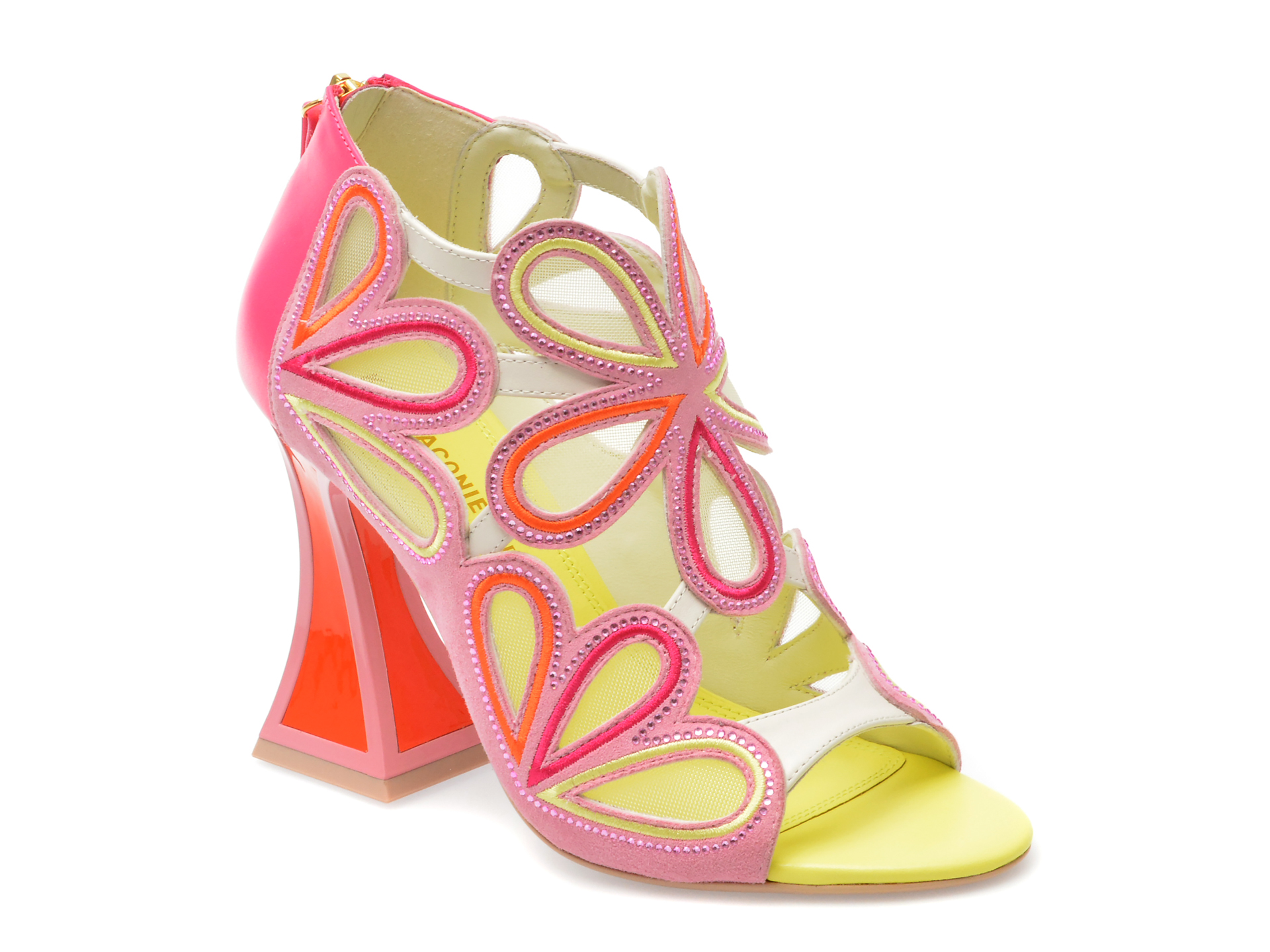 Sandale KAT MACONIE FOR EPICA multicolor, RENE, din piele intoarsa 1 Sandale KAT MACONIE FOR EPICA multicolor