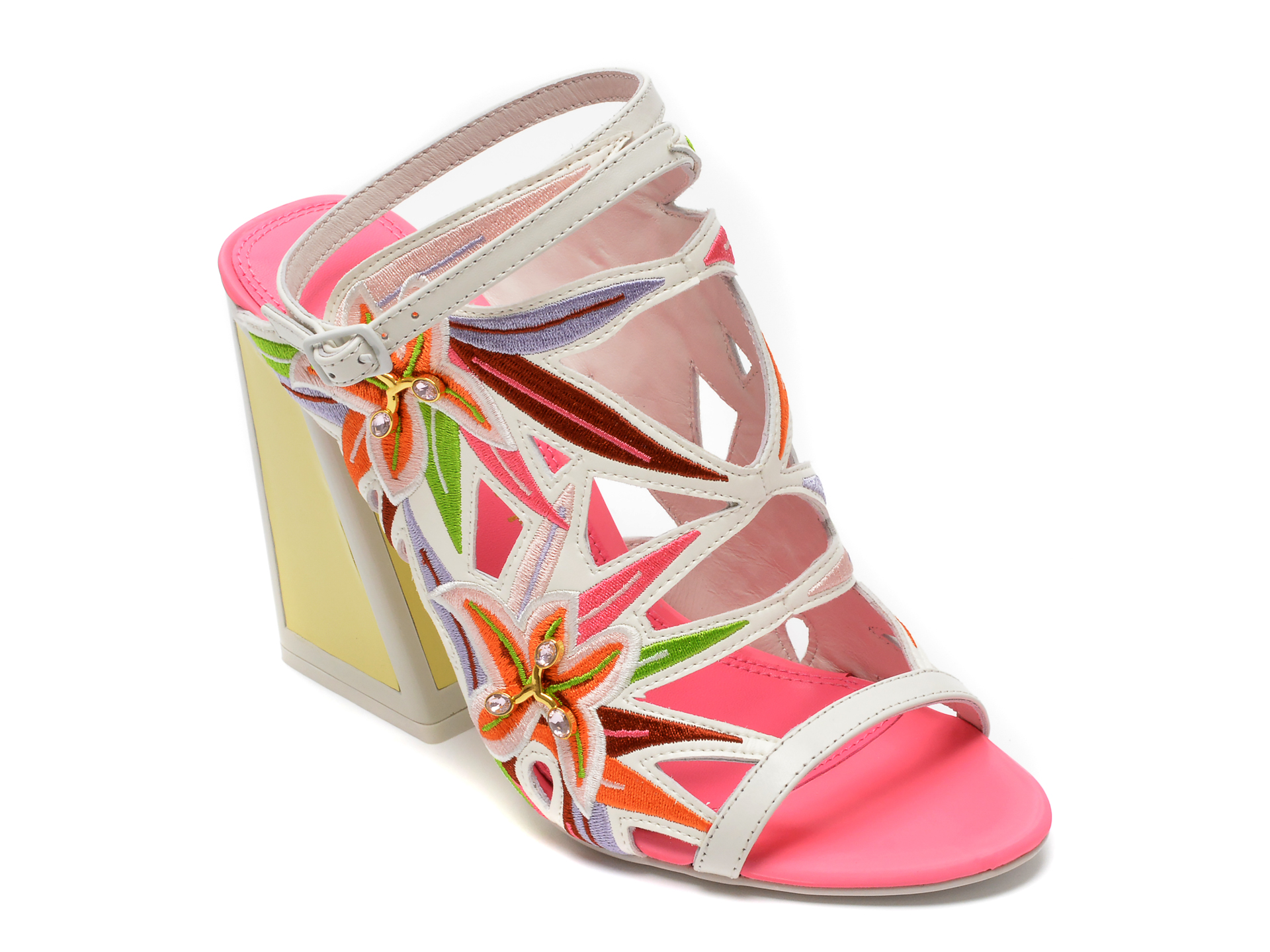 Sandale KAT MACONIE FOR EPICA multicolore, CALYPSO, din piele ecologica 1 Sandale KAT MACONIE FOR EPICA multicolore