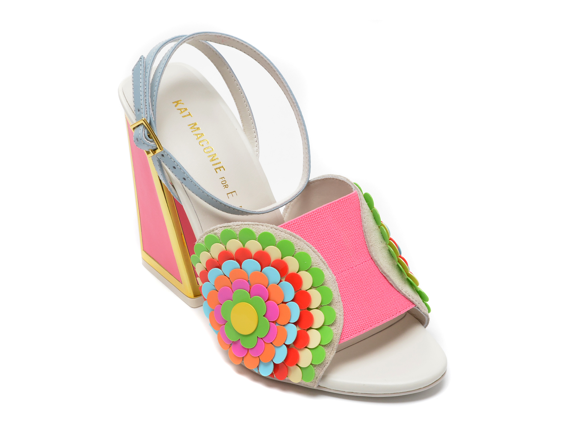 Sandale KAT MACONIE FOR EPICA multicolore, CARMEL, din piele naturala 1 Sandale KAT MACONIE FOR EPICA multicolore