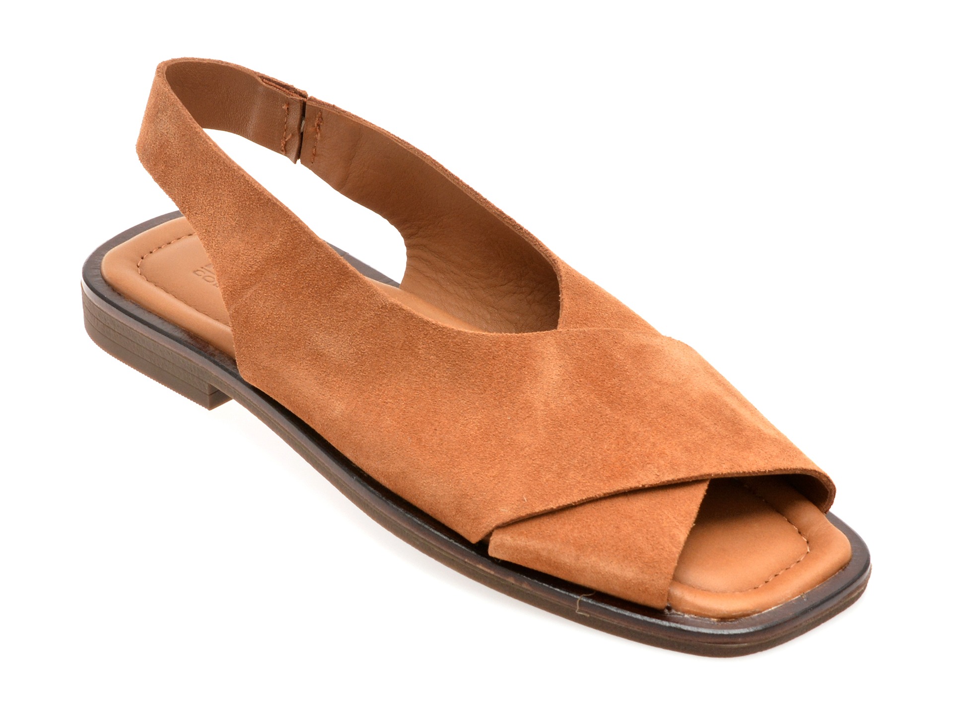 Sandale KRAUS maro, 3251803, din piele intoarsa 1 Sandale KRAUS maro