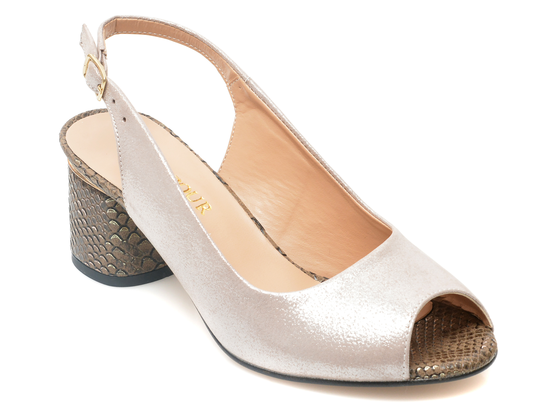 Sandale LABOUR gri, 171572, din nabuc 1 Sandale LABOUR gri