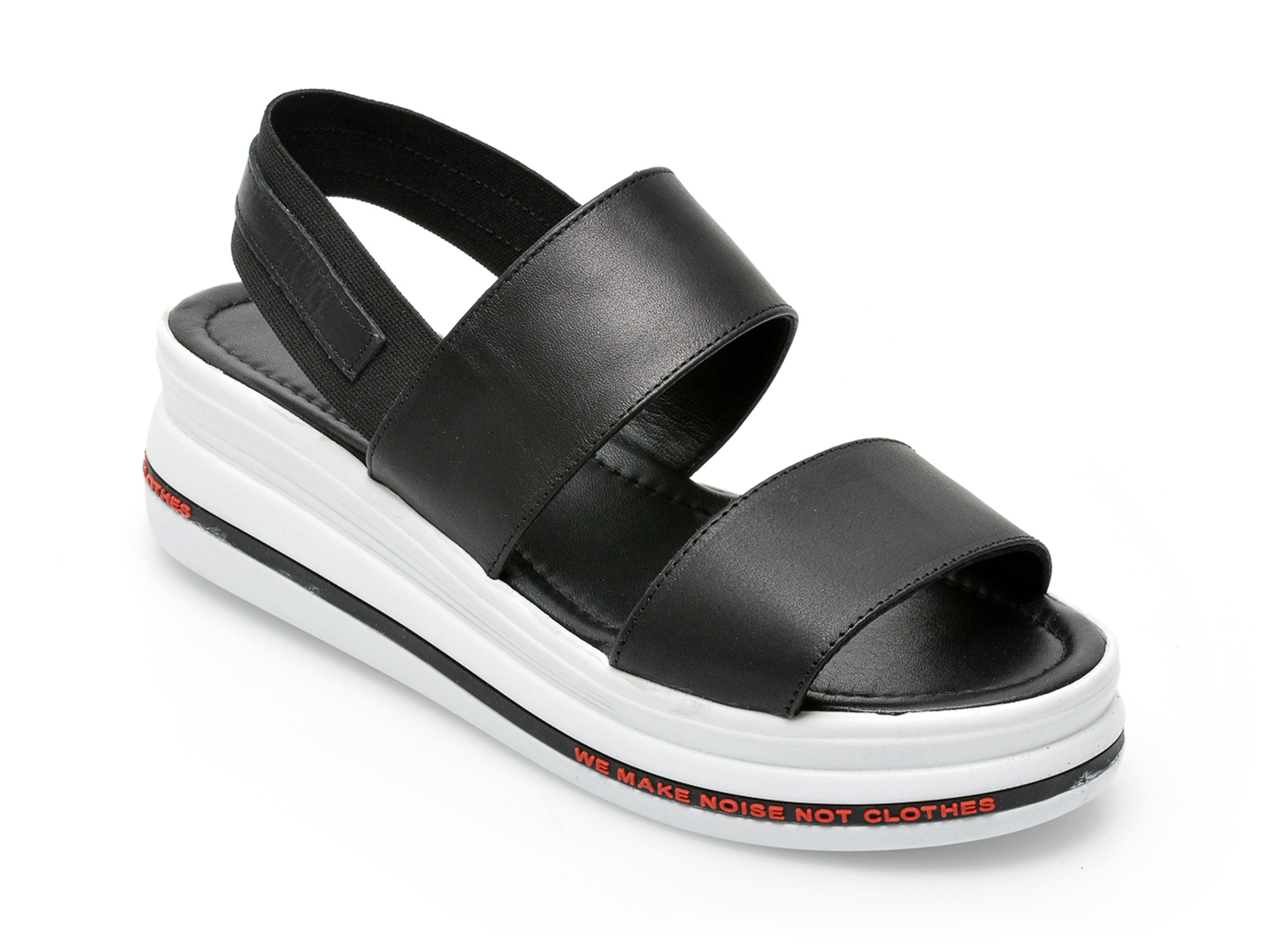 Sandale LABOUR negre, 20032, din piele naturala 1 Sandale LABOUR negre