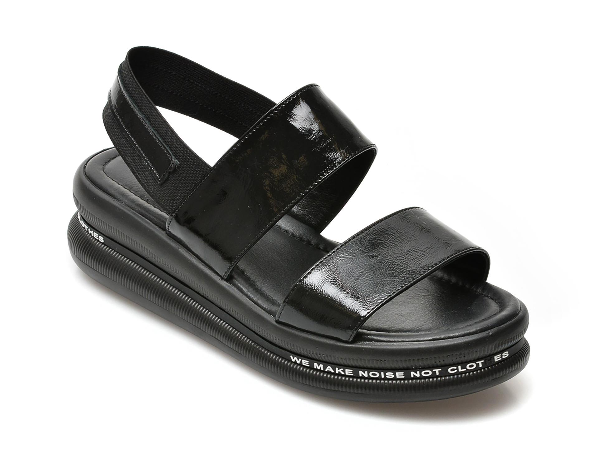 Sandale LABOUR negre, 2027, din piele naturala 1 Sandale LABOUR negre