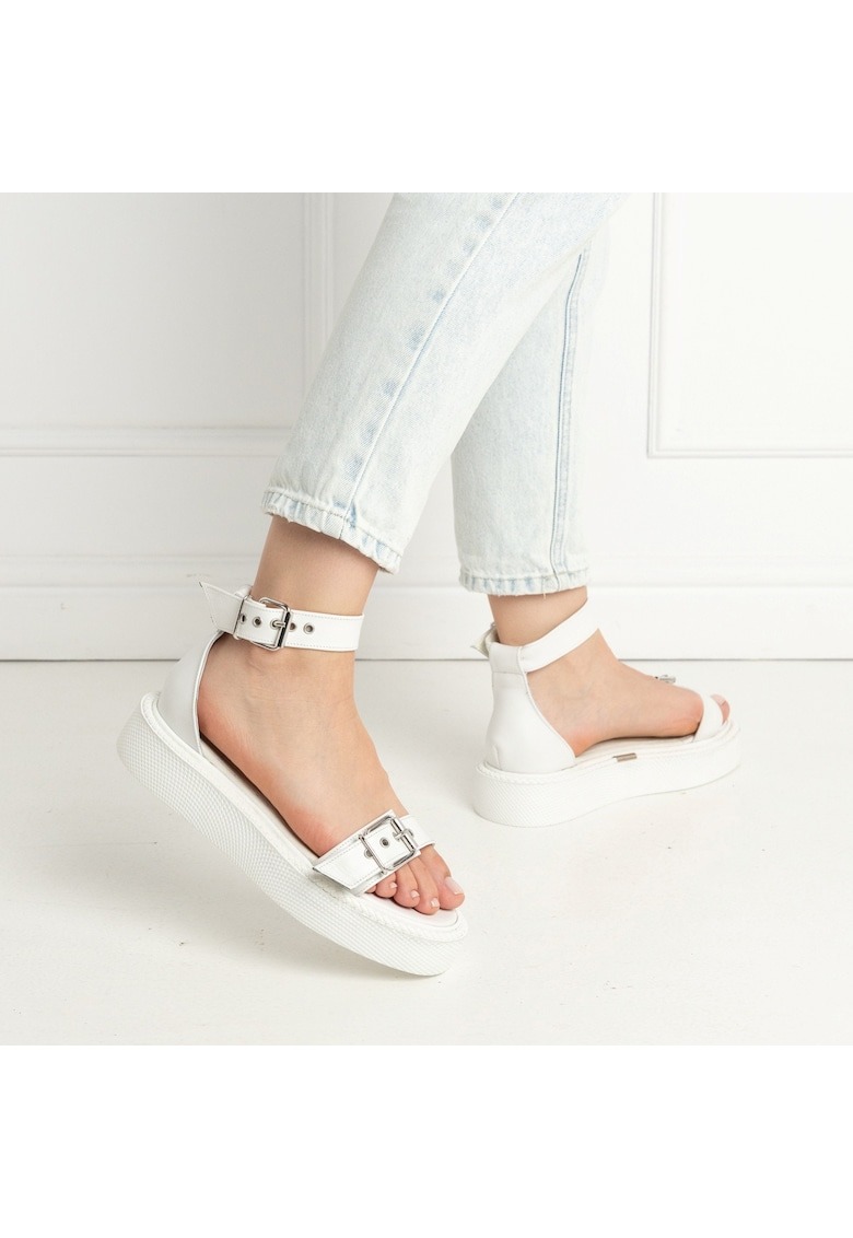 Sandale Lido Piele naturala - Alb - 1 Sandale Lido Piele naturala - Alb -