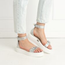 Sandale Lido Piele naturala - Argintiu -