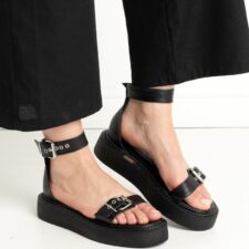 Sandale Lido Piele naturala - Negru -