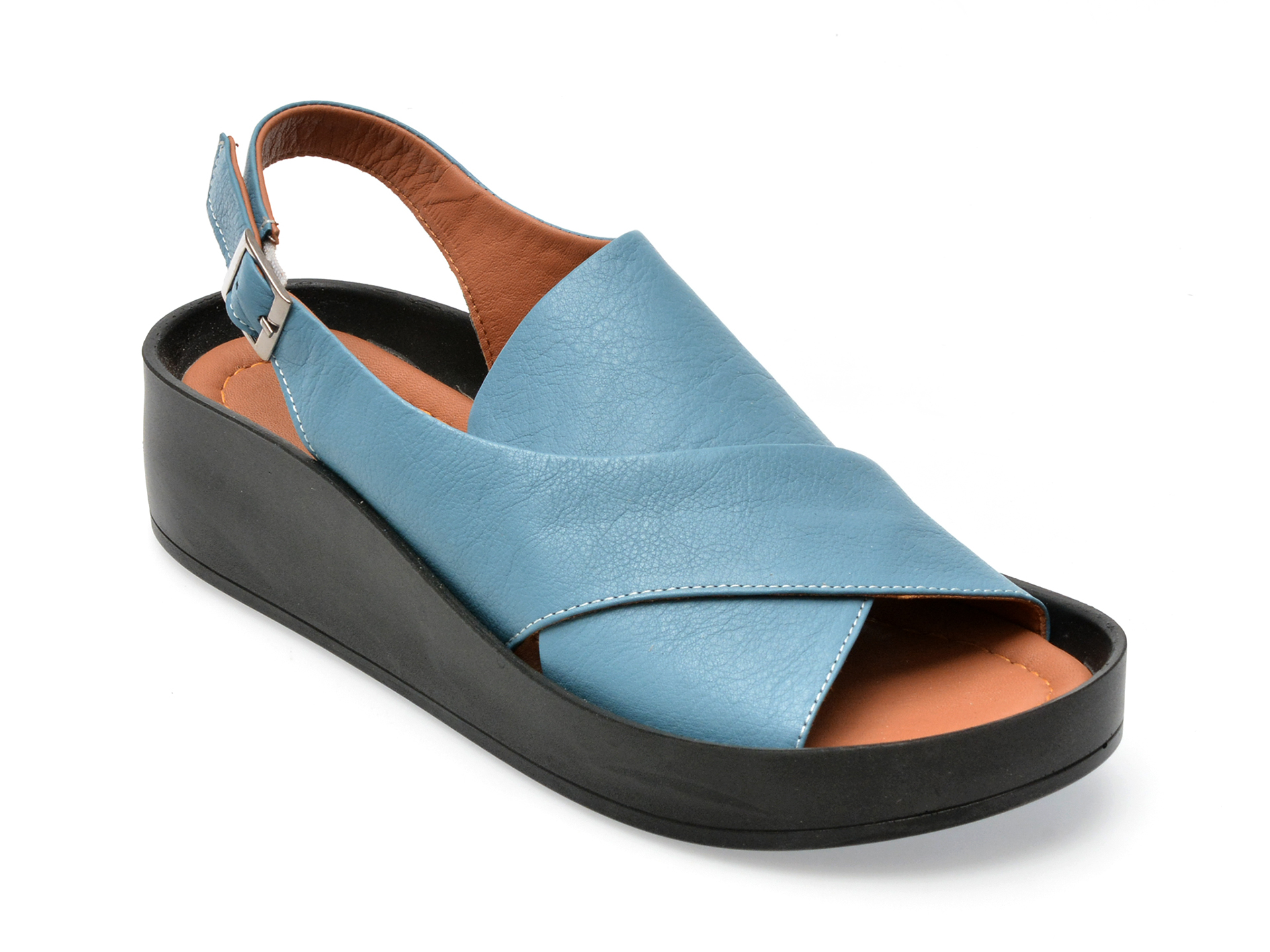 Sandale MAGRIT albastre, 103, din piele naturala 1 Sandale MAGRIT albastre