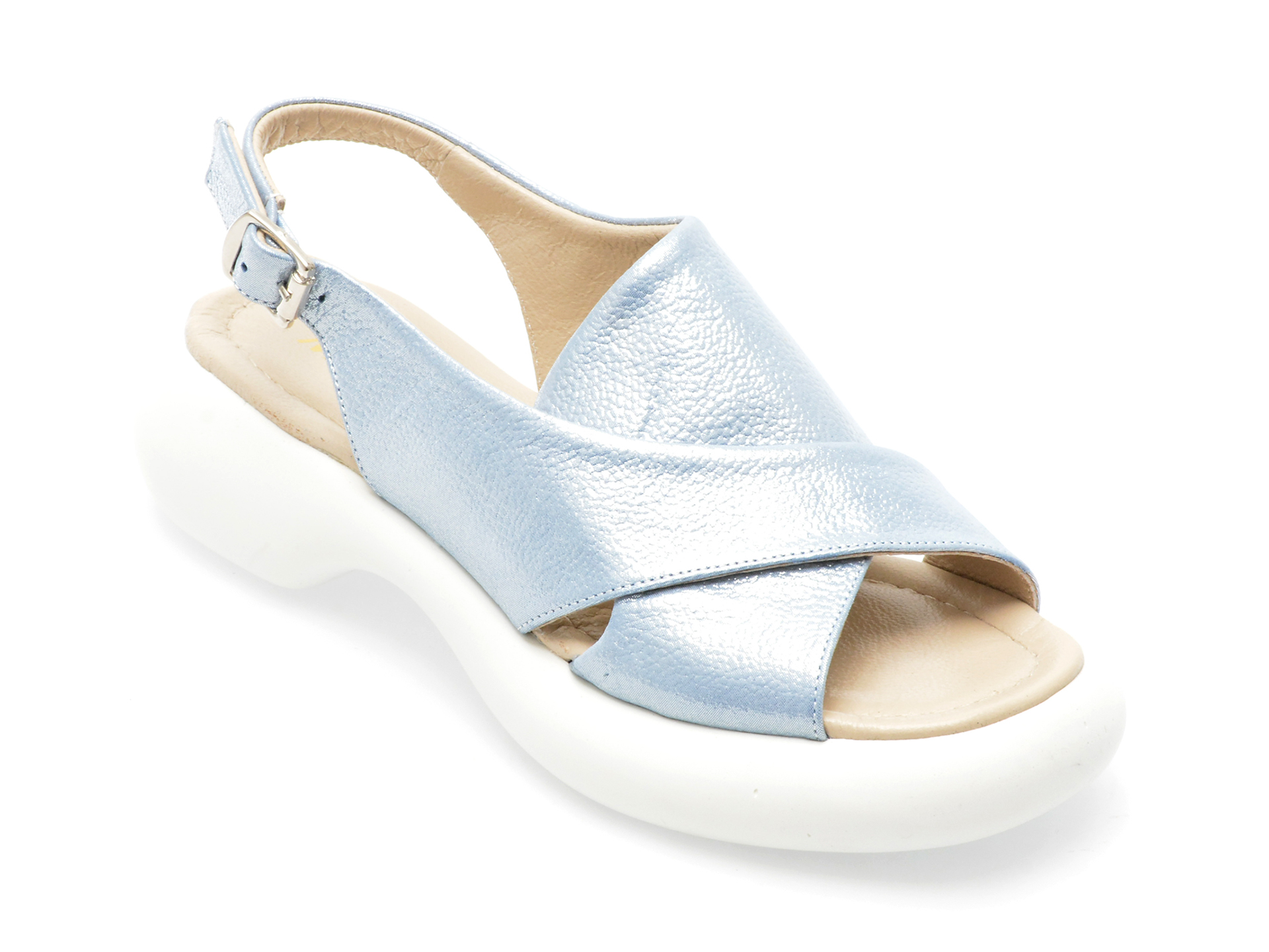 Sandale MAGRIT albastre, 13, din piele naturala 1 Sandale MAGRIT albastre