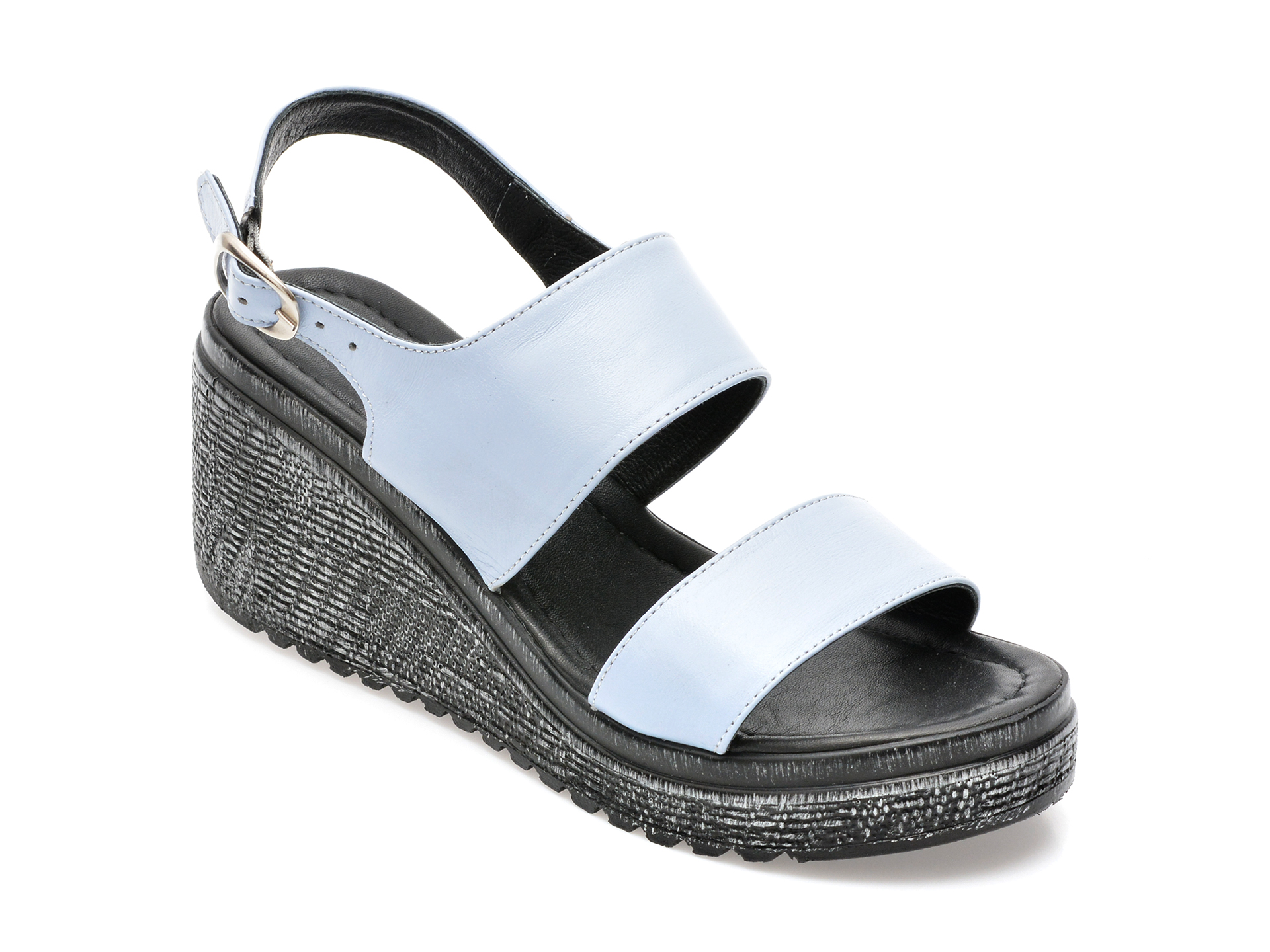 Sandale MAGRIT albastre, 17, din piele naturala 1 Sandale MAGRIT albastre