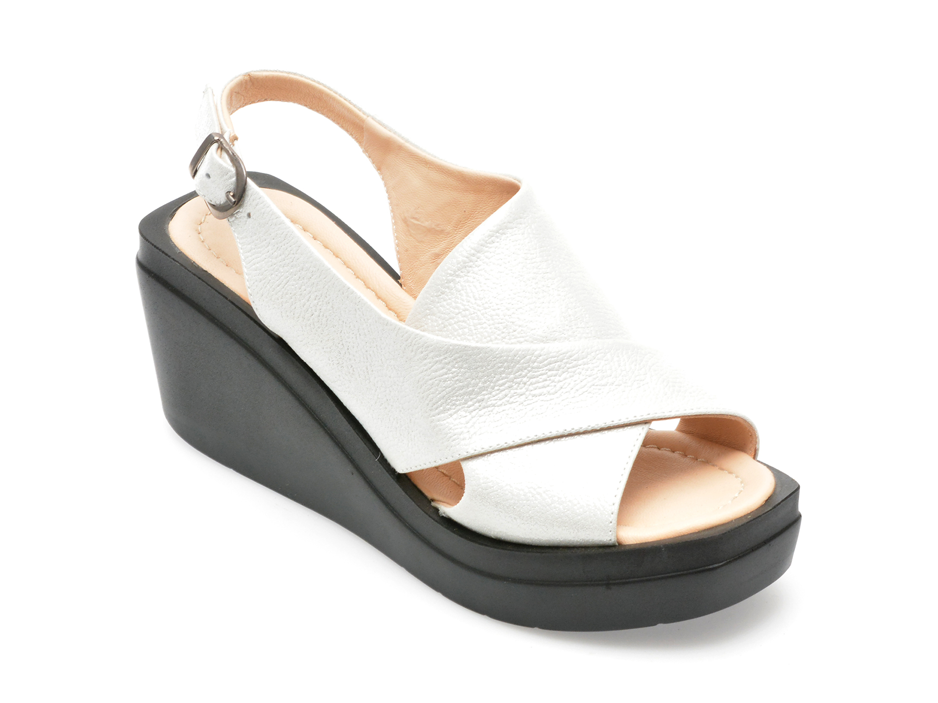 Sandale MAGRIT albe, 19, din piele naturala 1 Sandale MAGRIT albe