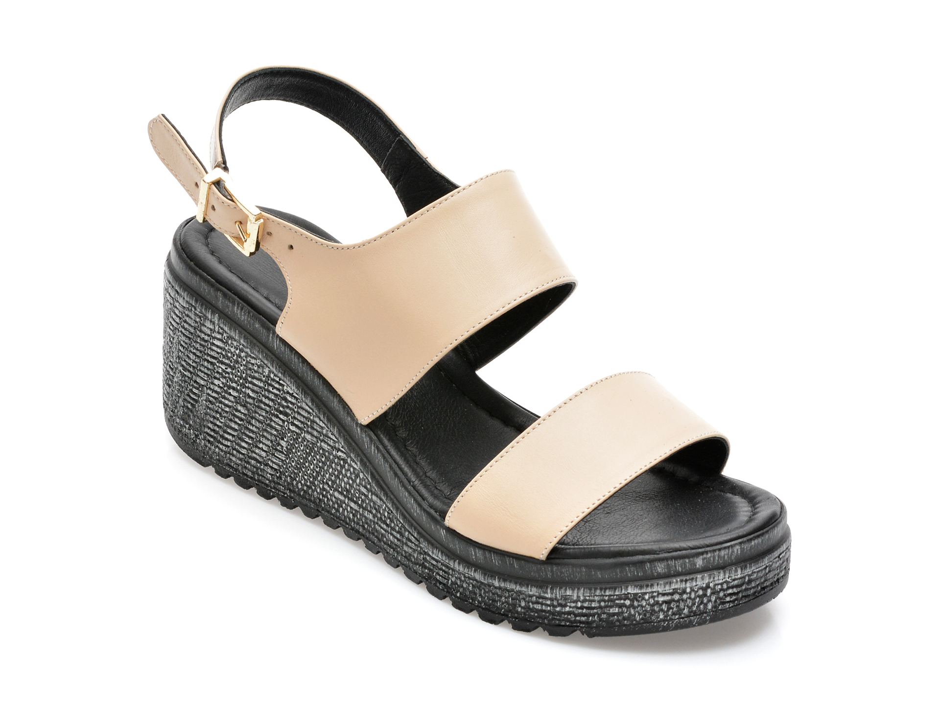 Sandale MAGRIT bej, 3, din piele naturala 1 Sandale MAGRIT bej