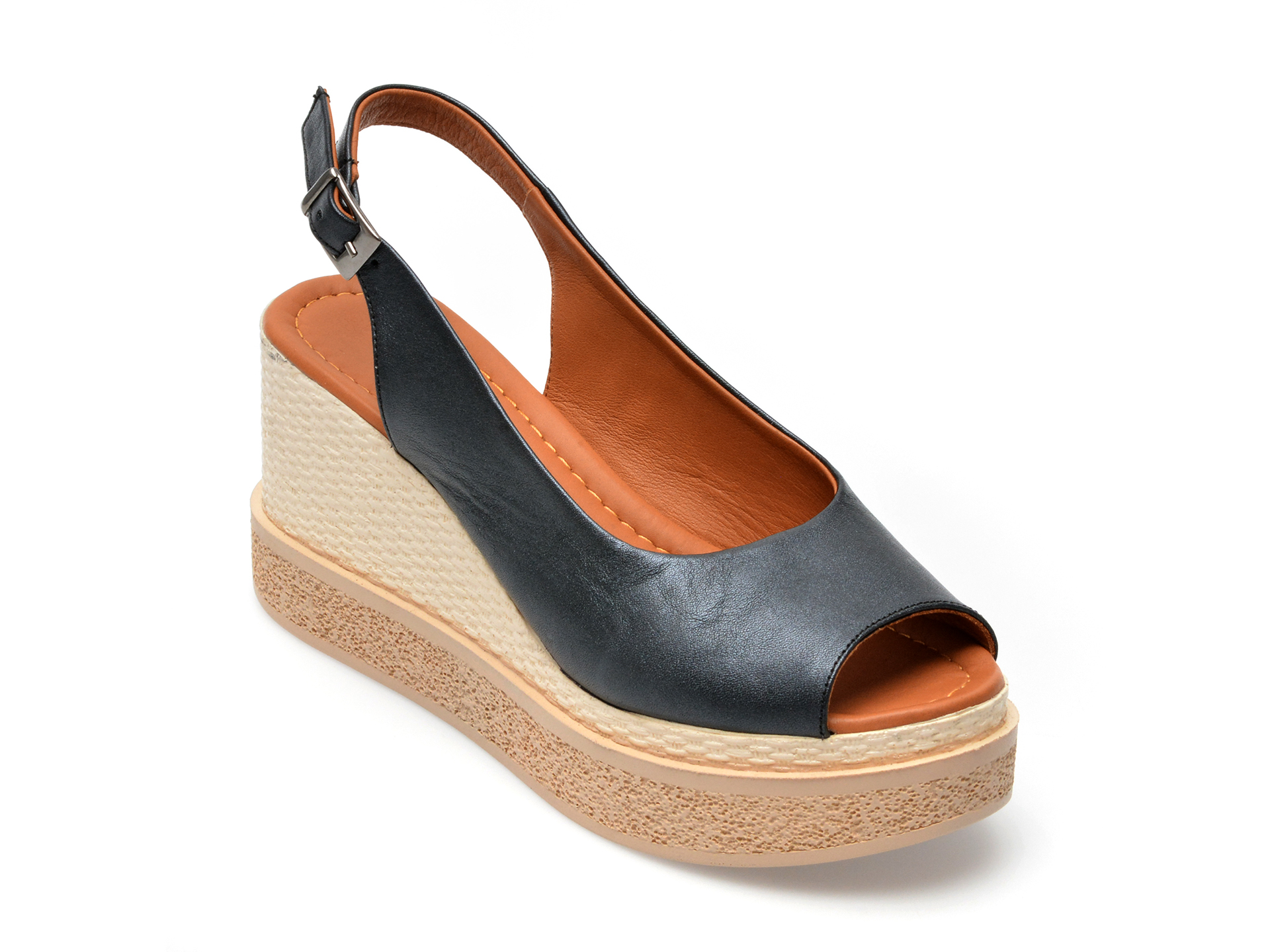 Sandale MAGRIT bleumarin, 34, din piele naturala 1 Sandale MAGRIT bleumarin