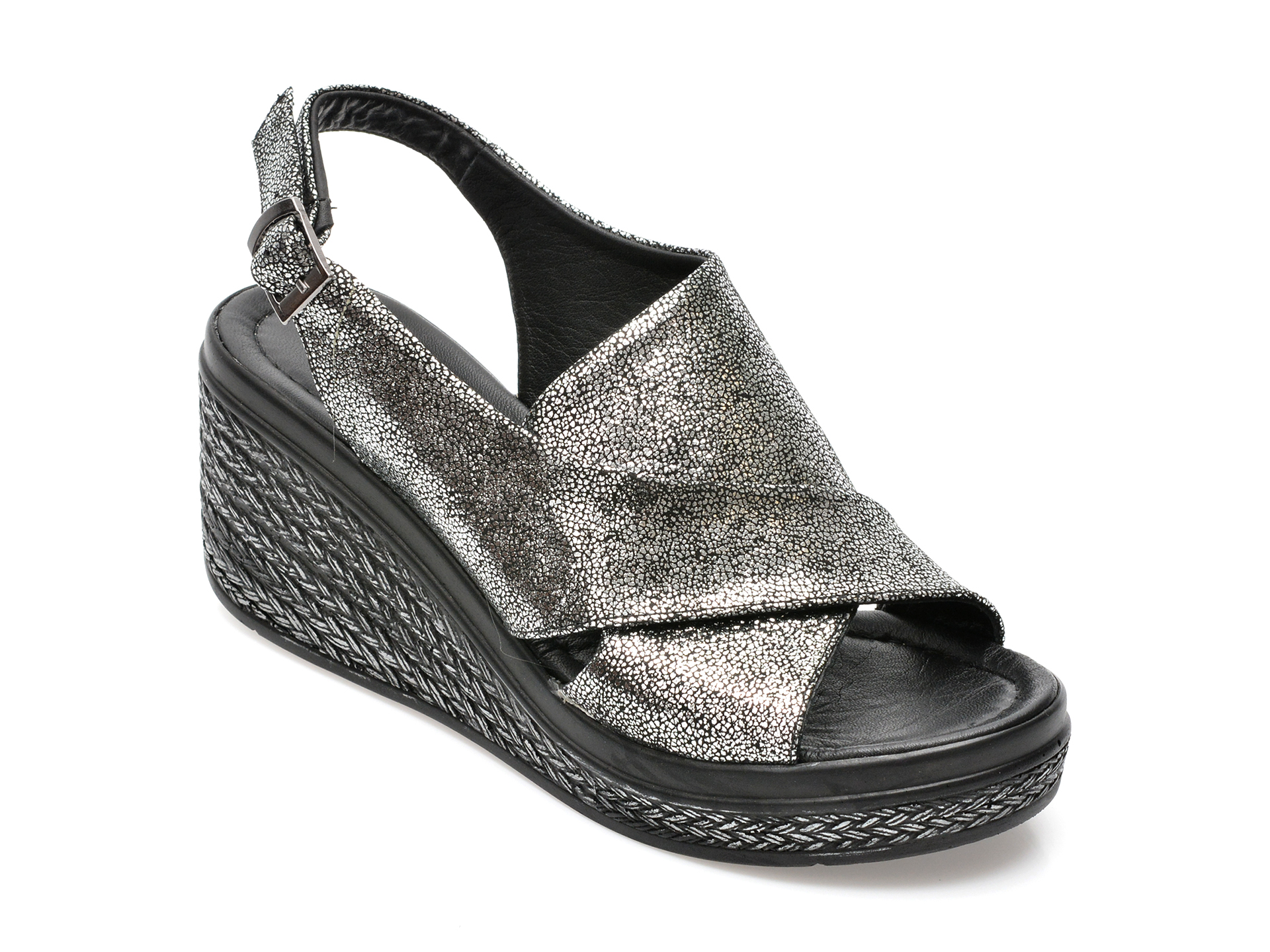 Sandale MAGRIT negre, 16, din piele naturala 1 Sandale MAGRIT negre