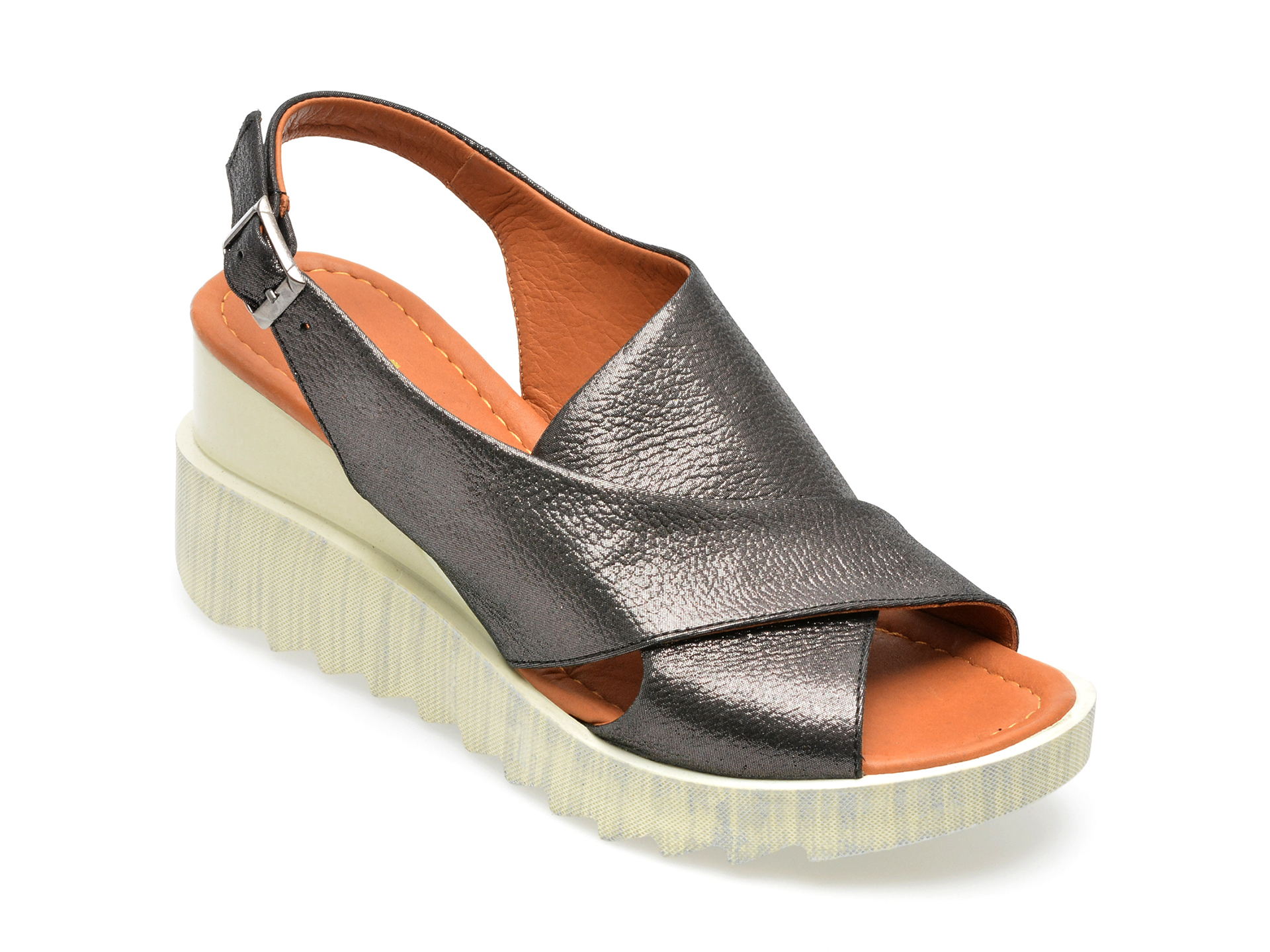 Sandale MAGRIT negre, 36, din piele naturala 1 Sandale MAGRIT negre